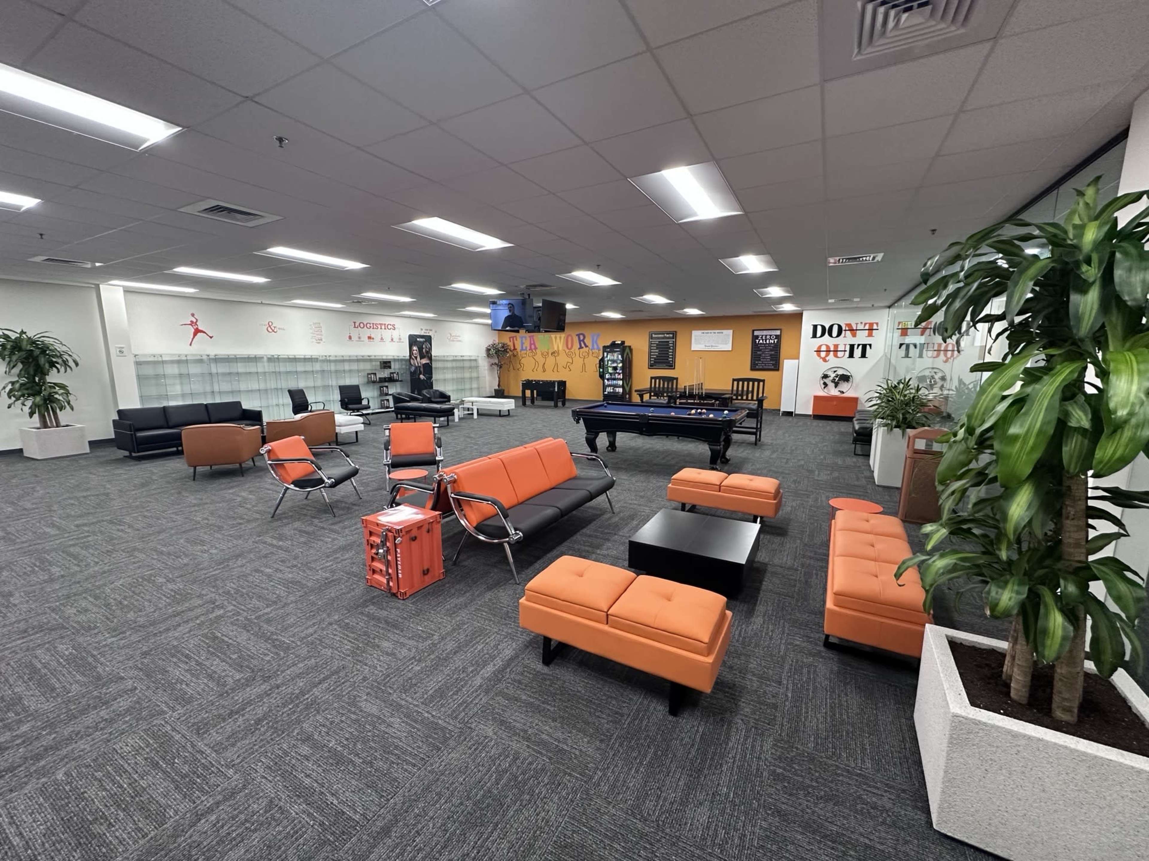 Modern Network Lounge for Corporate Events, Meetings & Content Shoots - Doral Image in Doral, Doral, FL