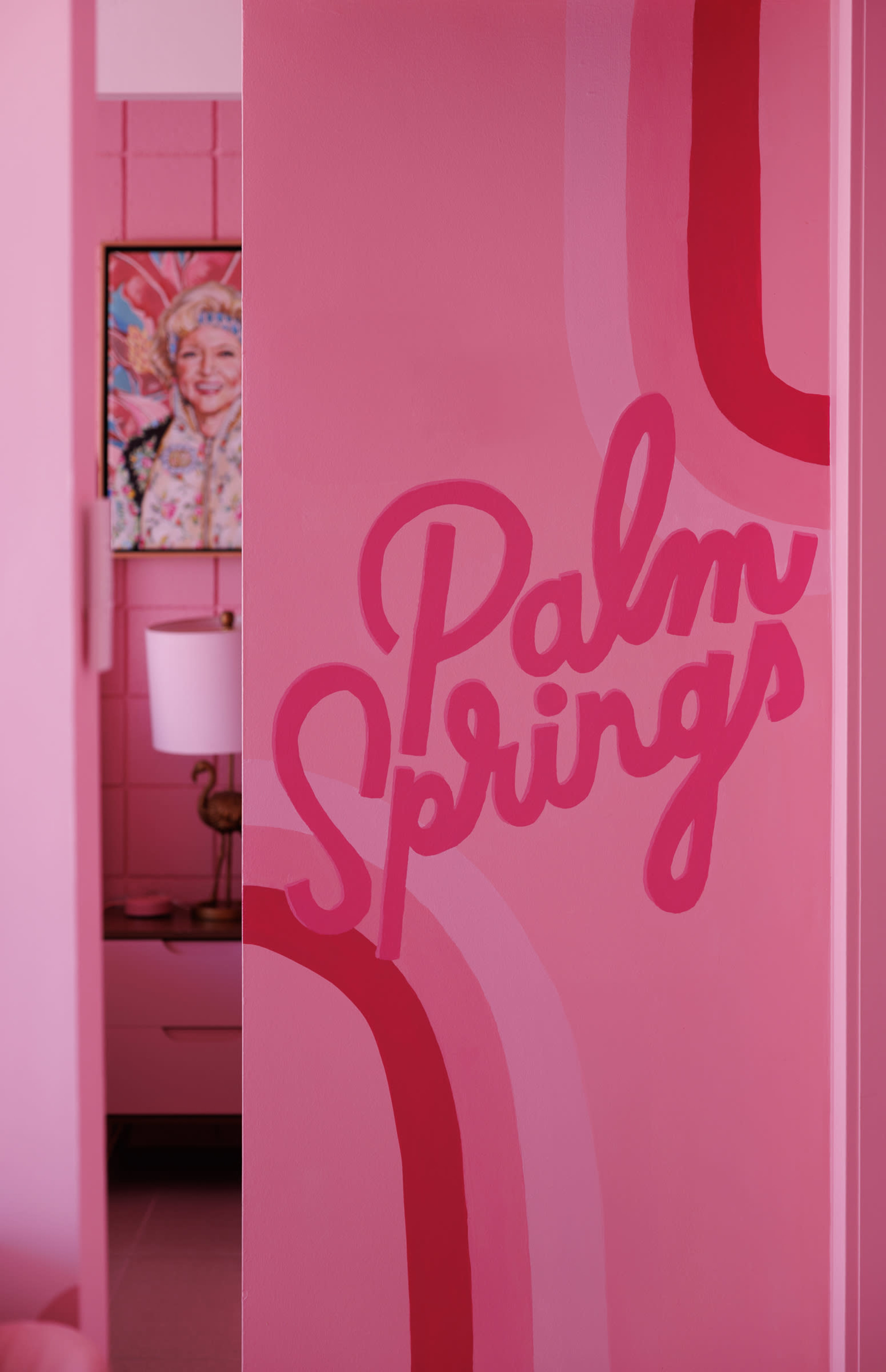 Mid Century Pink Paradise in Historic Ocotillo Lodge, Palm Springs Image in Palm Springs, Palm Springs, CA