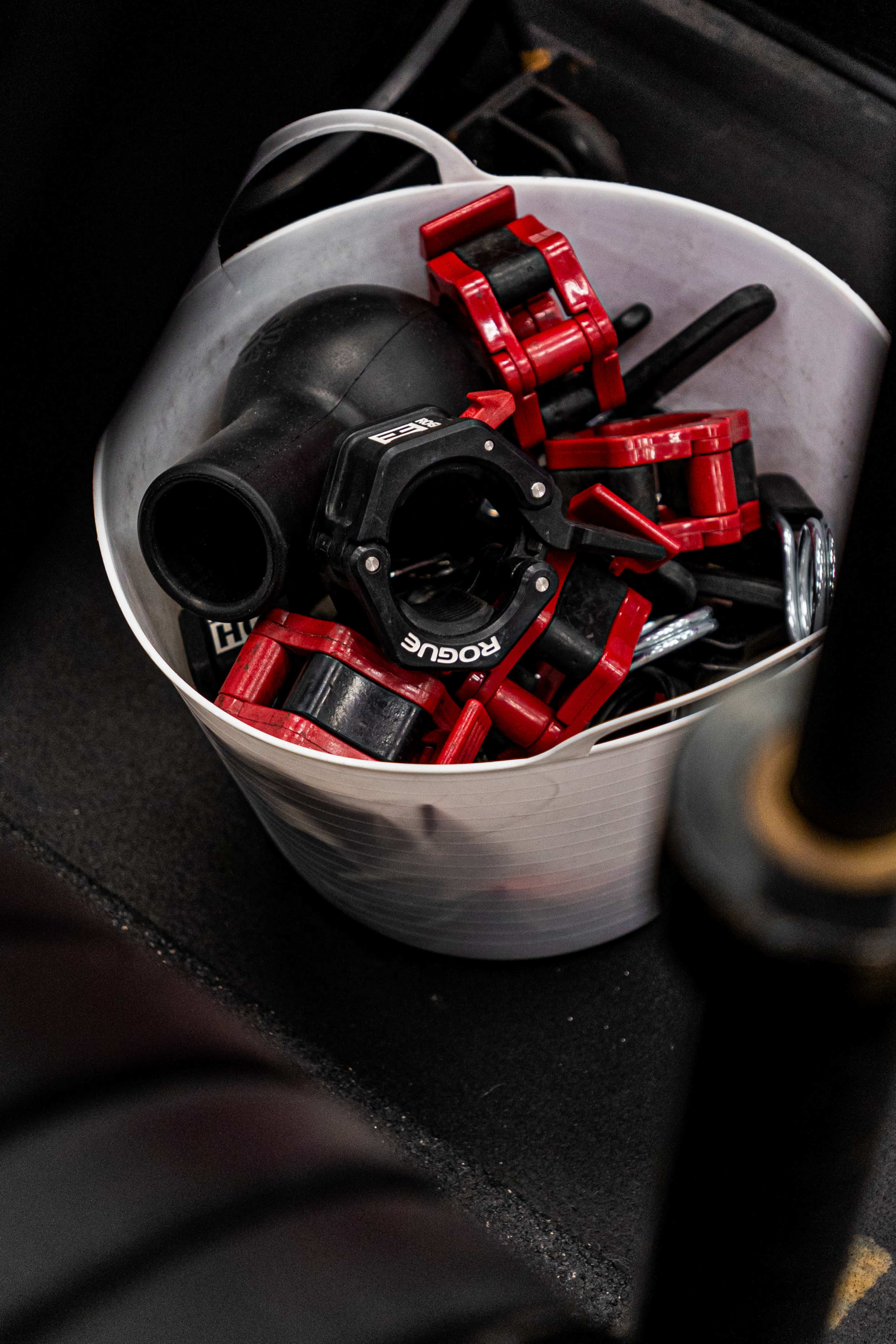Stylish and functional Pink, white and black fitness studio Image in Catalina Villas, Pasadena, CA