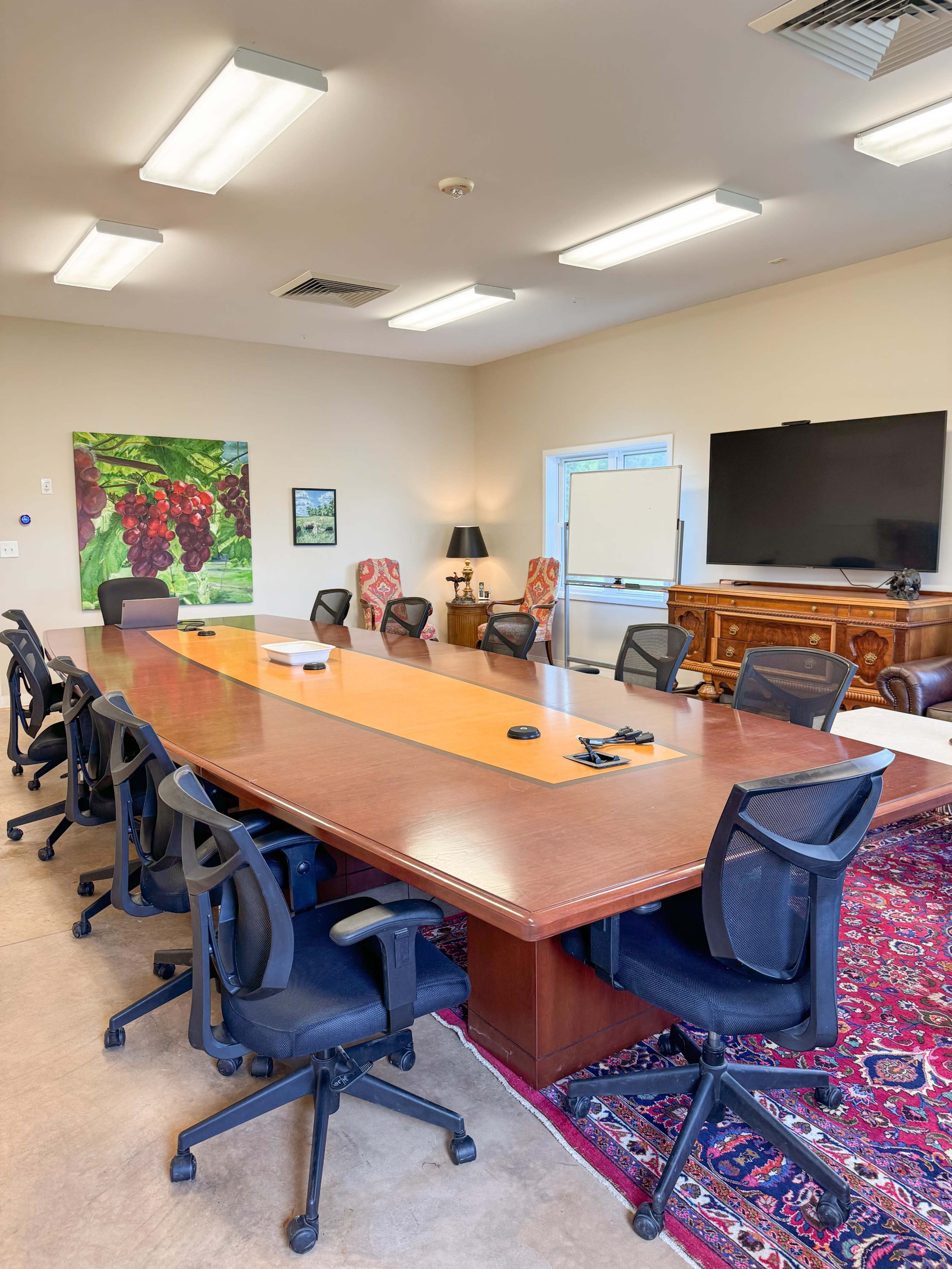 A Boardroom Escape: Productive Meetings Surrounded by Vineyard Views! Image in , Hillsborough, NC