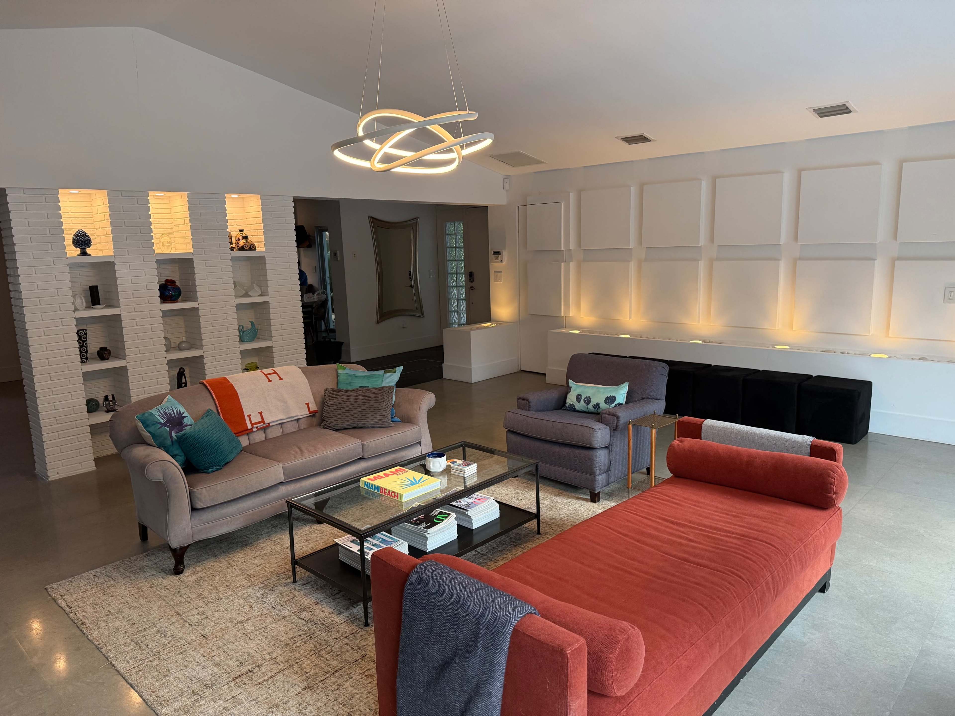 Sunlit Mid-Century Home with Designer Pool Image in Miami Shores, Miami Shores, FL