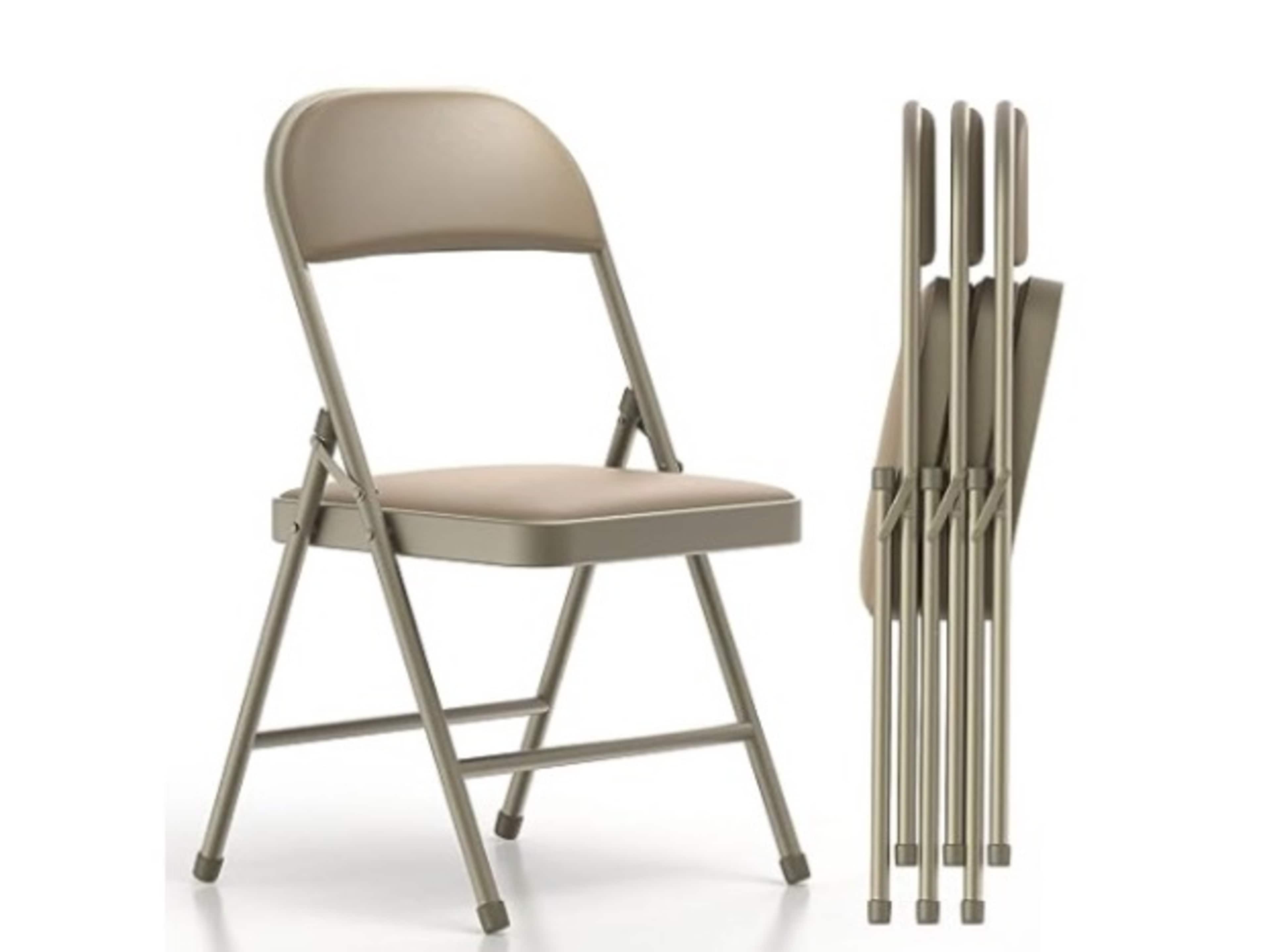 Foldable chairs upholstered 