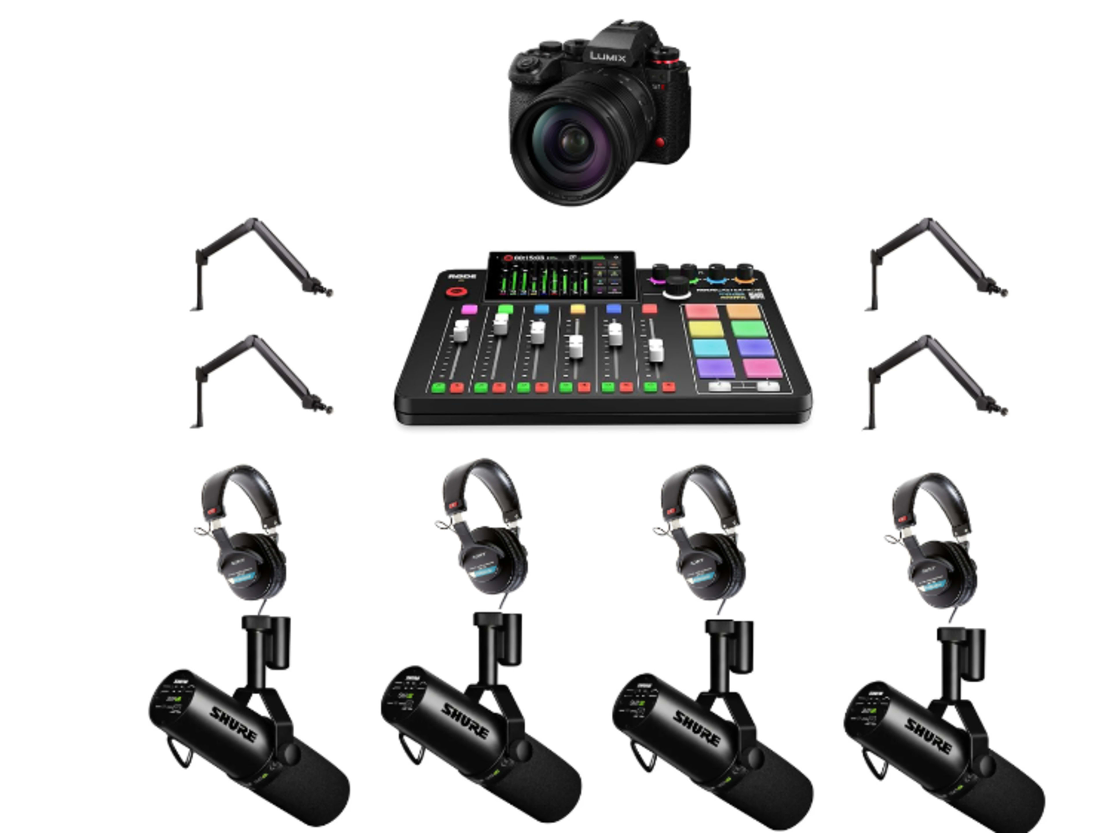 1 Camera Angle + Audio Recording 