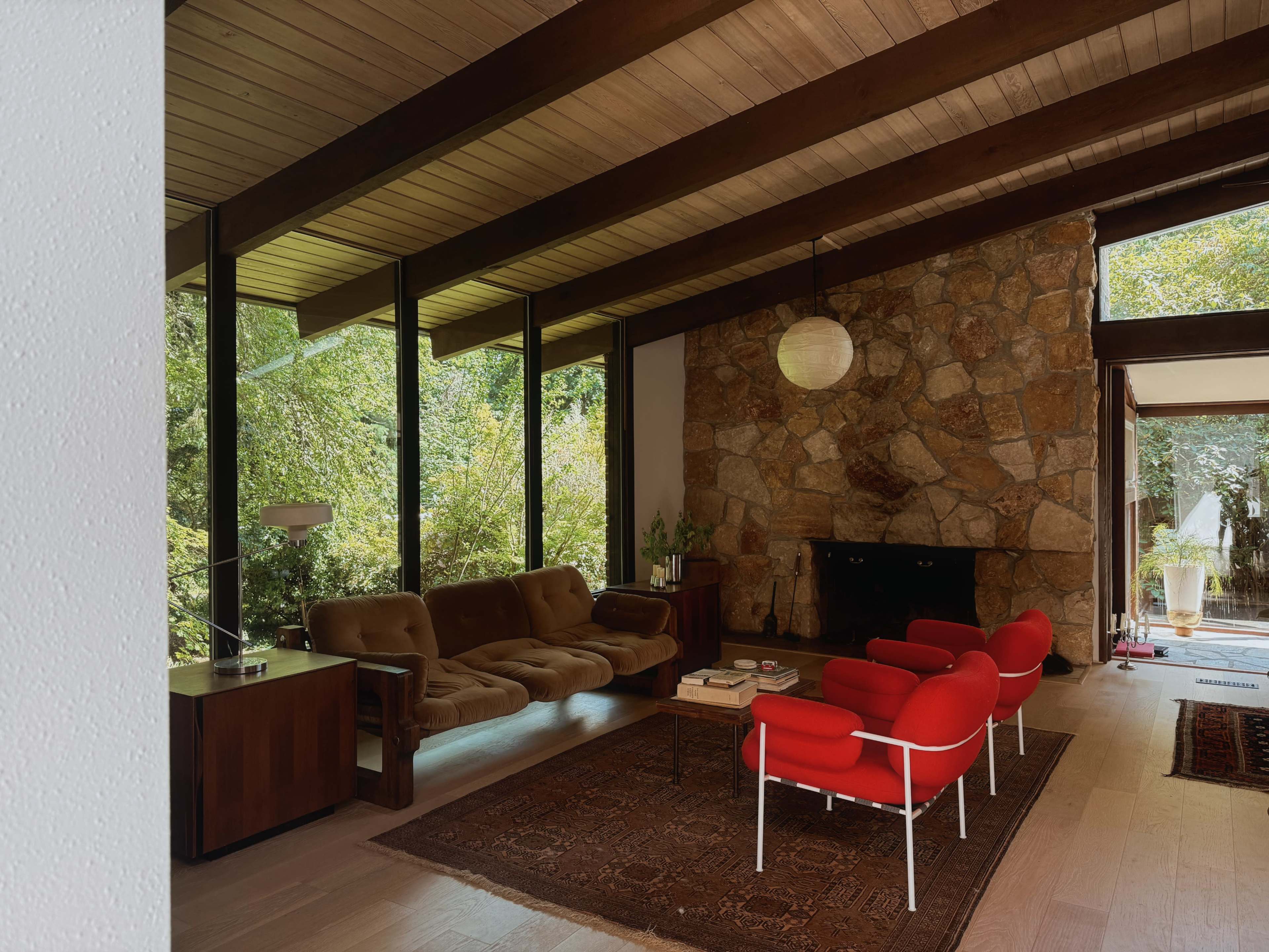 Secluded Midcentury Modern in Lush PNW with Water Access Image in Normandy Park, Normandy Park, WA