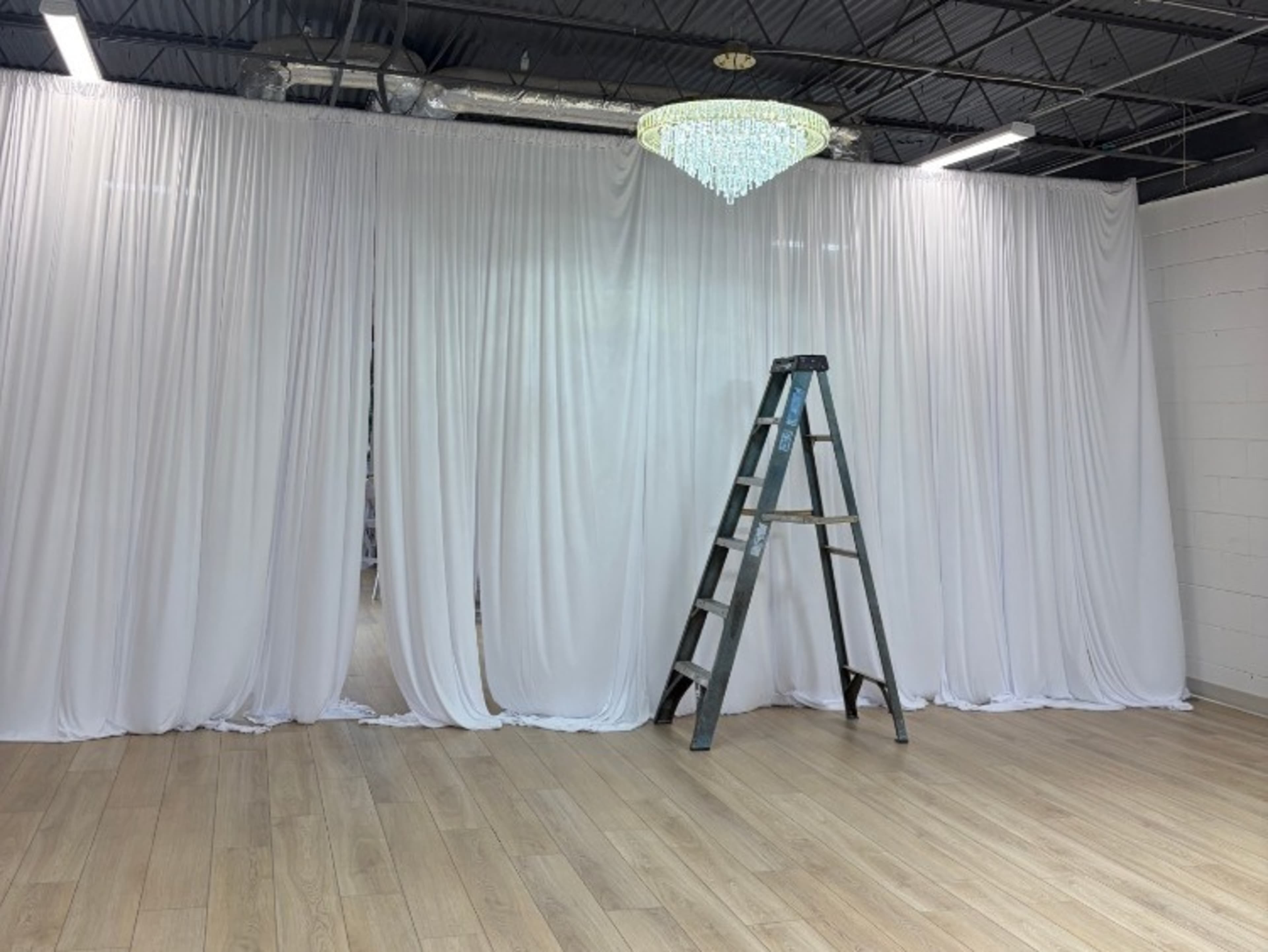 Up to 20ft Draped Room Divider 