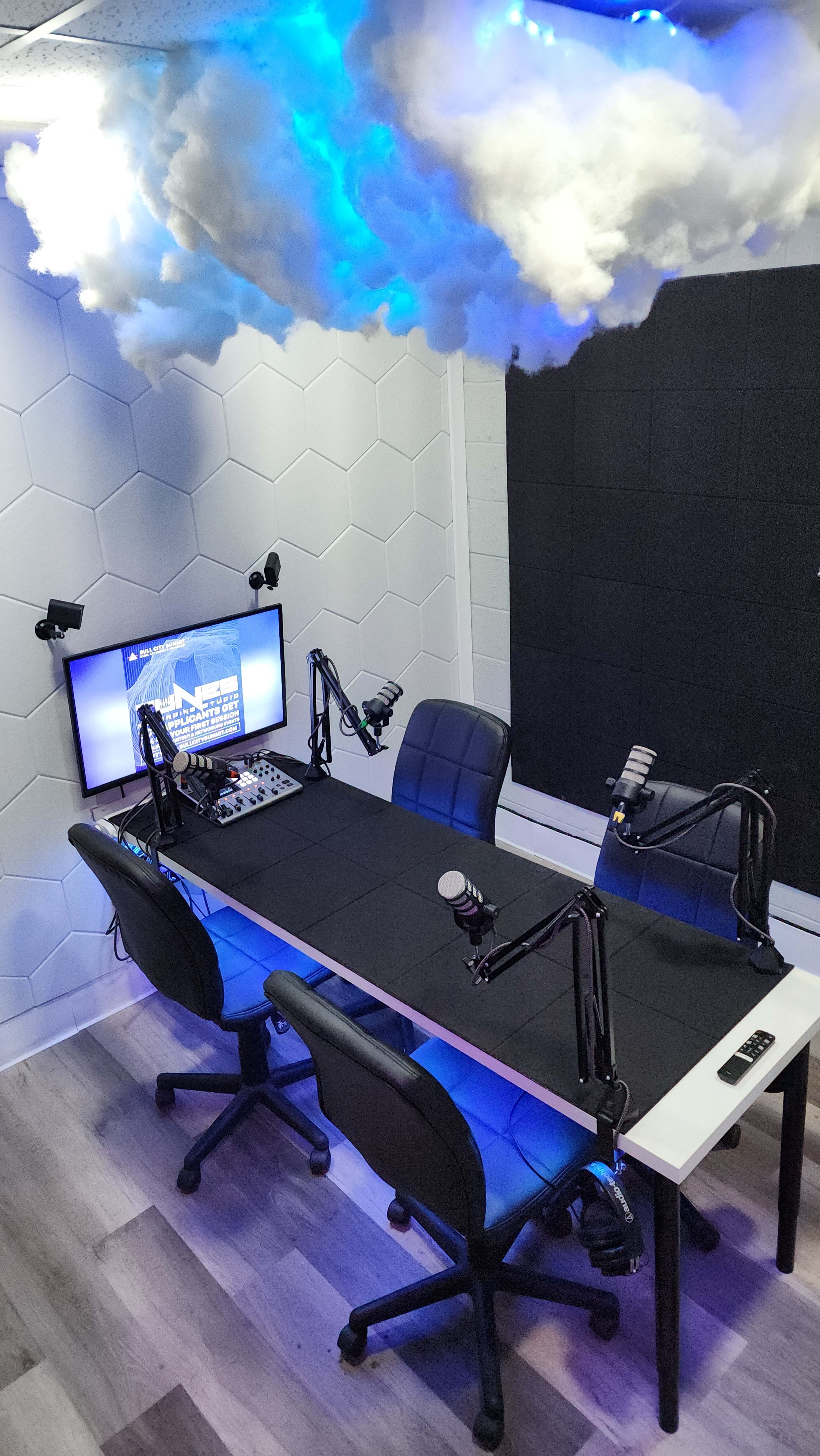 Podcast Studio | Durham NC | 4 Mics & 3 Cameras Image in Durham, Durham, NC