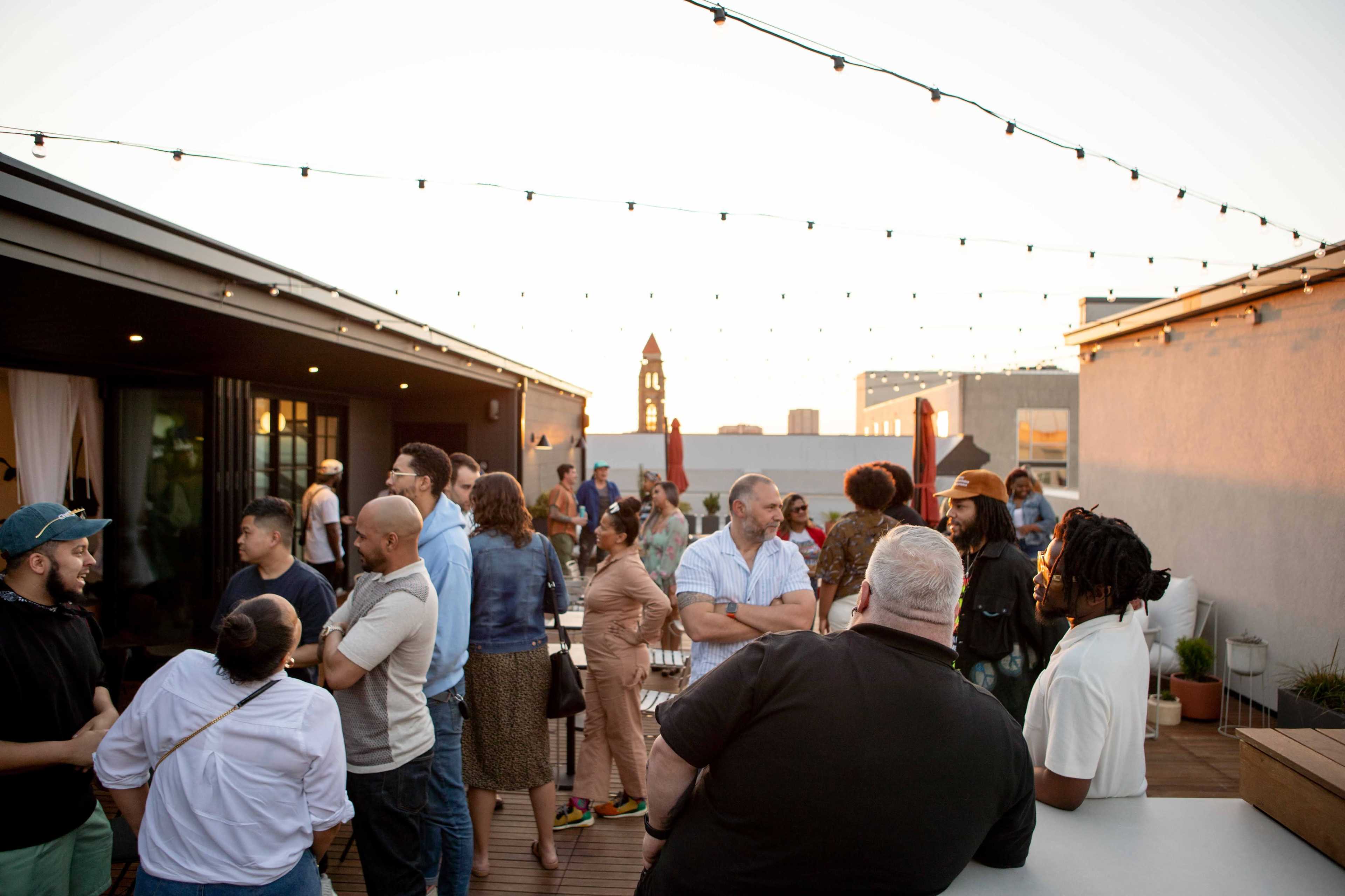 Stunning Rooftop Deck + Penthouse Event Space with City Views Image in Downtown, Norfolk, VA