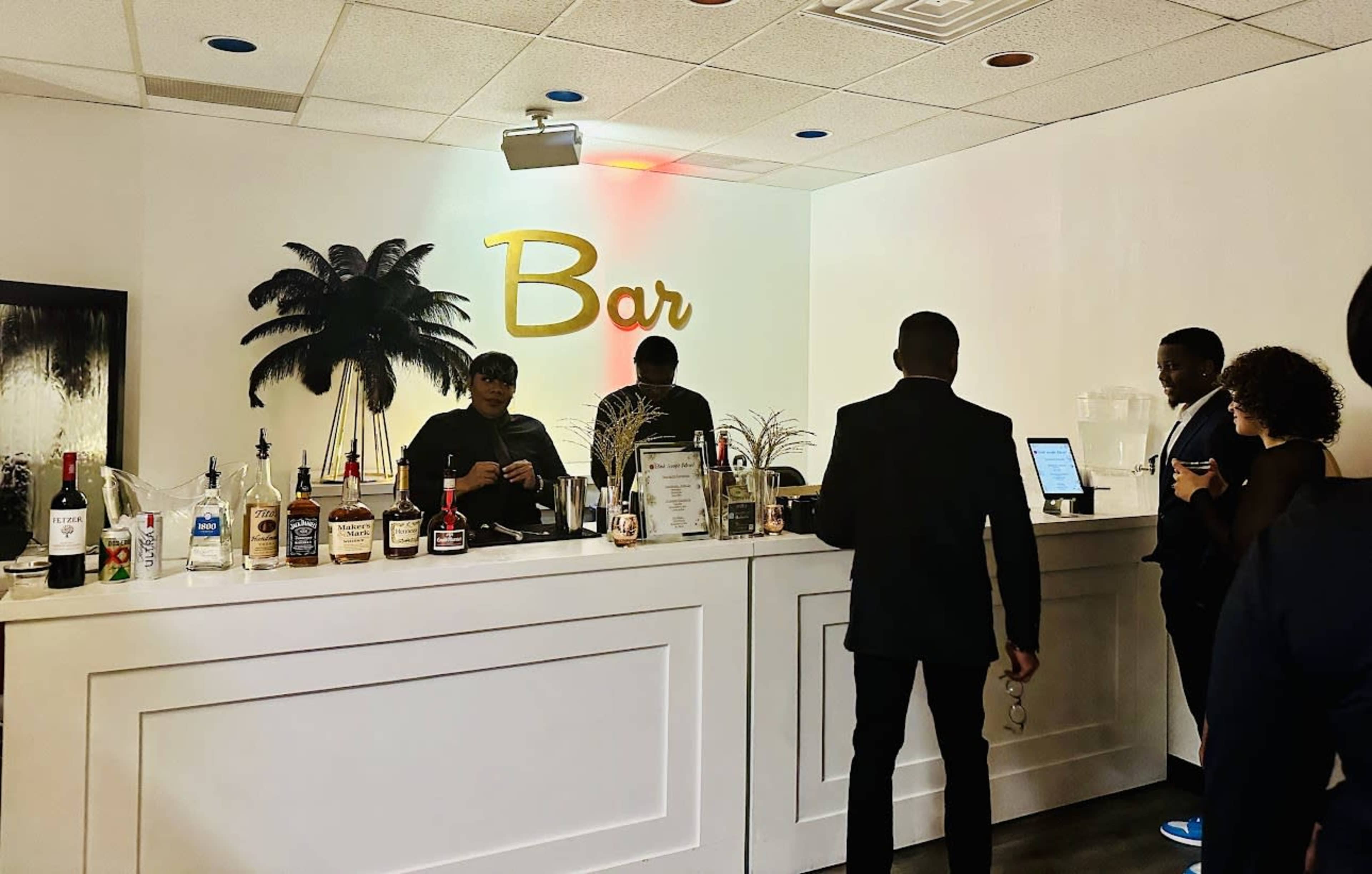 Intimate All-White Event Space with Draping & Chandeliers Image in Northwest Dallas, Dallas, TX