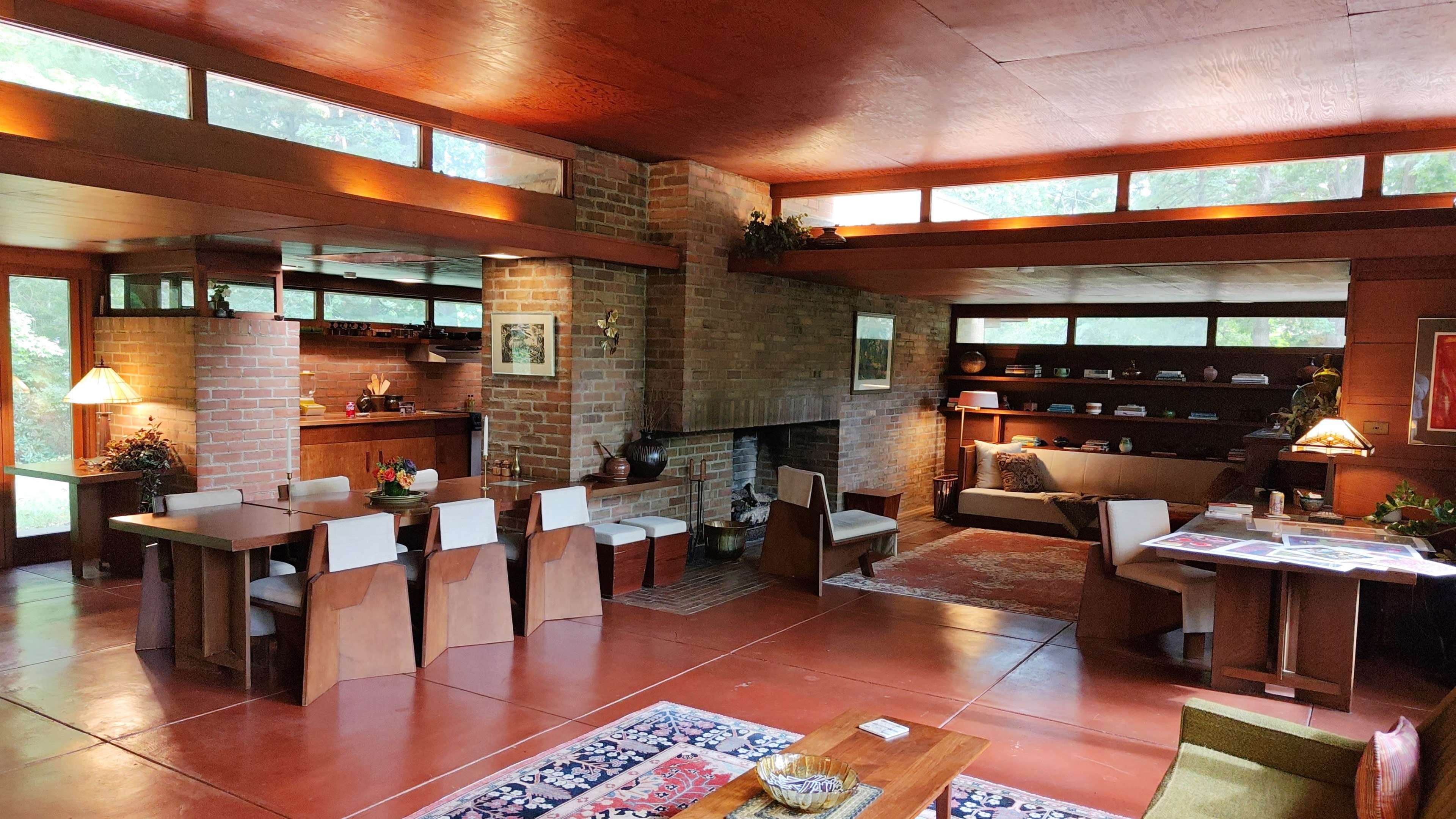 Frank Lloyd Wright's Goetsch–Winckler House Image in Meridian Township, Okemos, MI