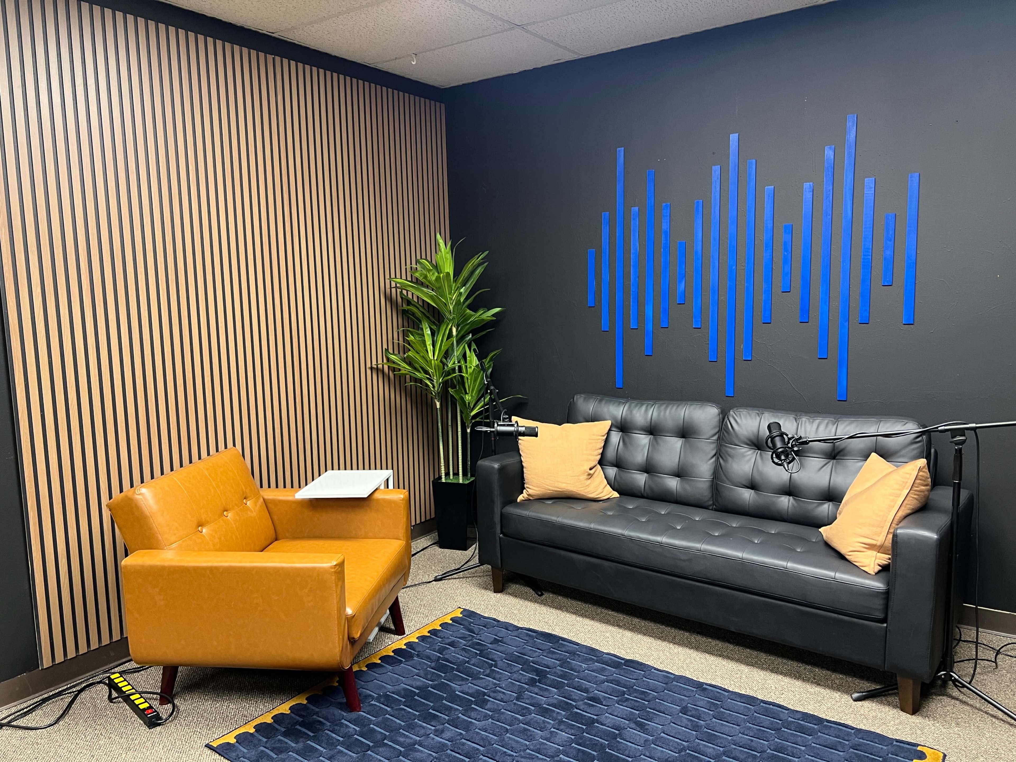 Modern Podcast Studio Image in Cedar Hill, Cedar Hill, TX