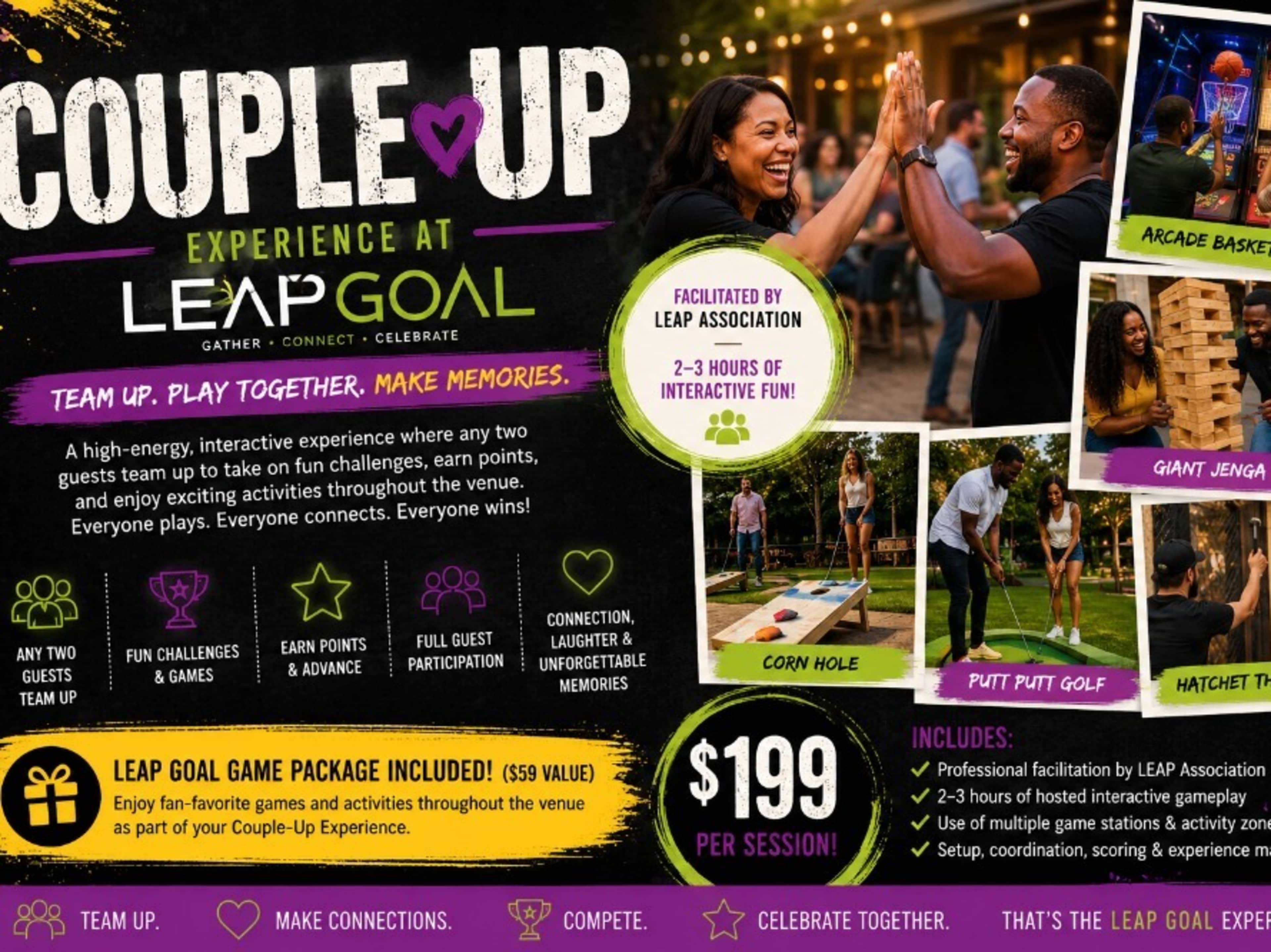 LEAP GOAL Interactive Game Experience