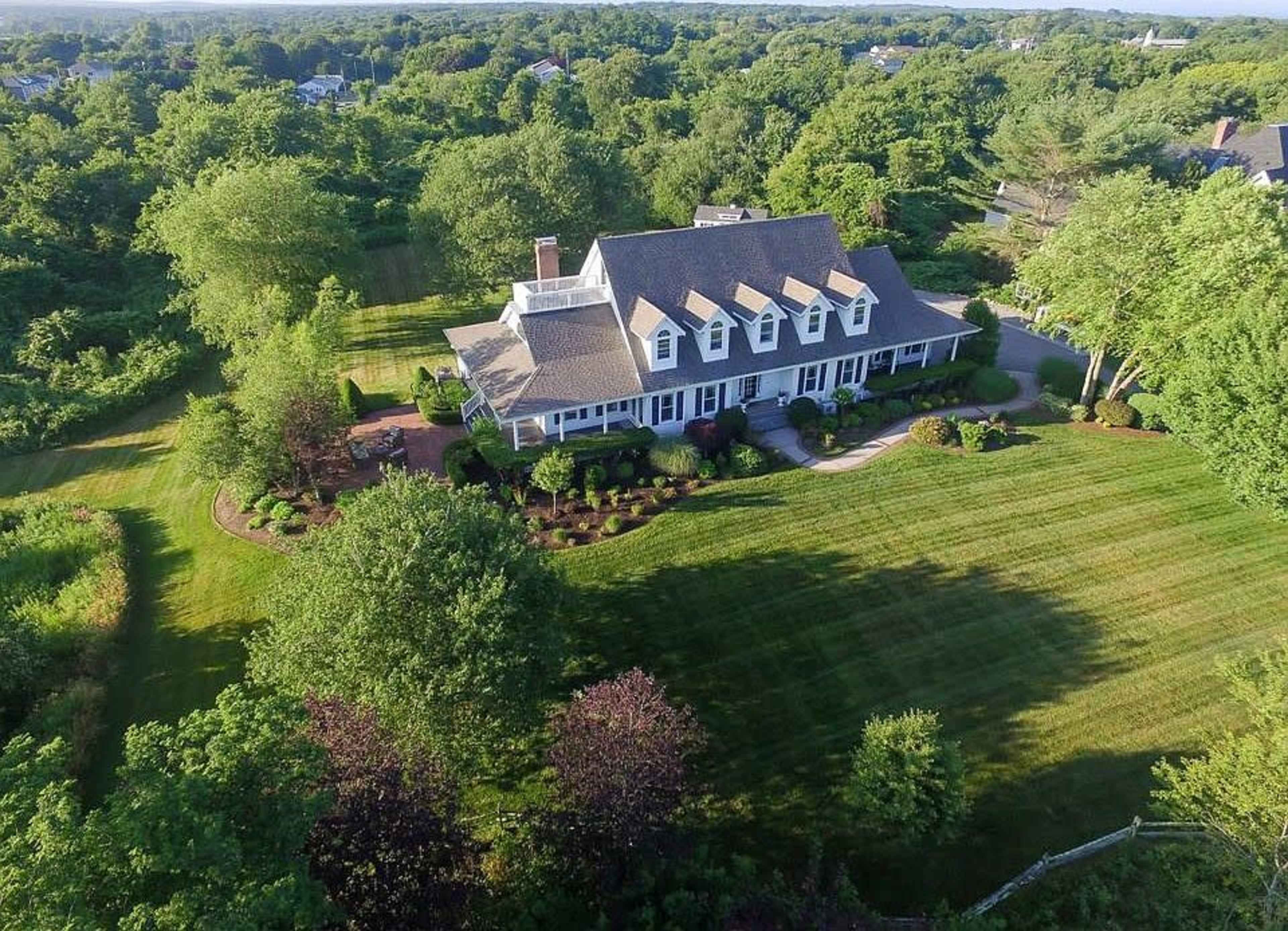 Modern Cape on 2 acres near the beach Image in Narragansett, Narragansett, RI