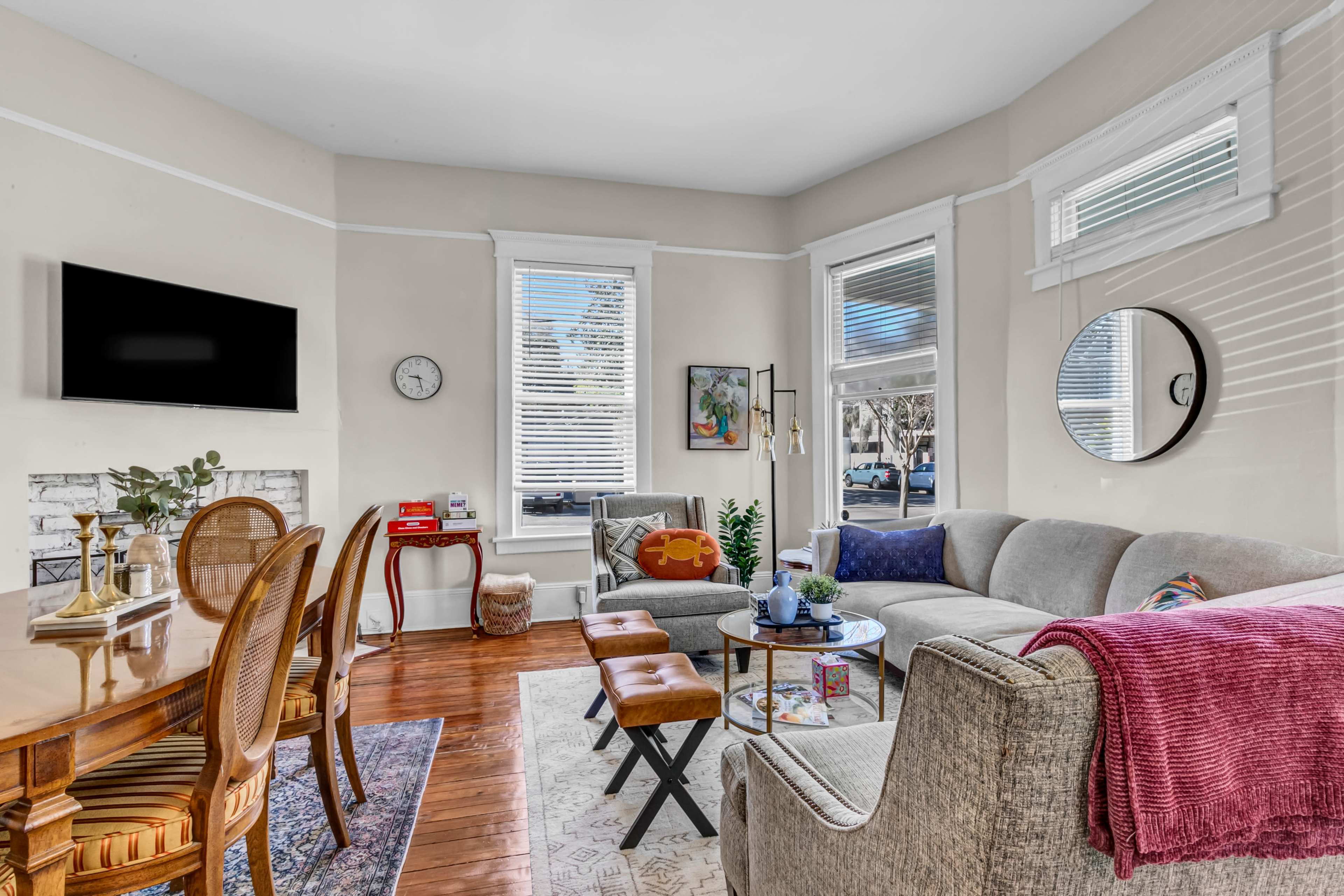 Renovated Historic Downtown Savannah Victorian Duplex with Balconies & Natural Light | Photo, Film & Events Image in Thomas Square, Savannah, GA