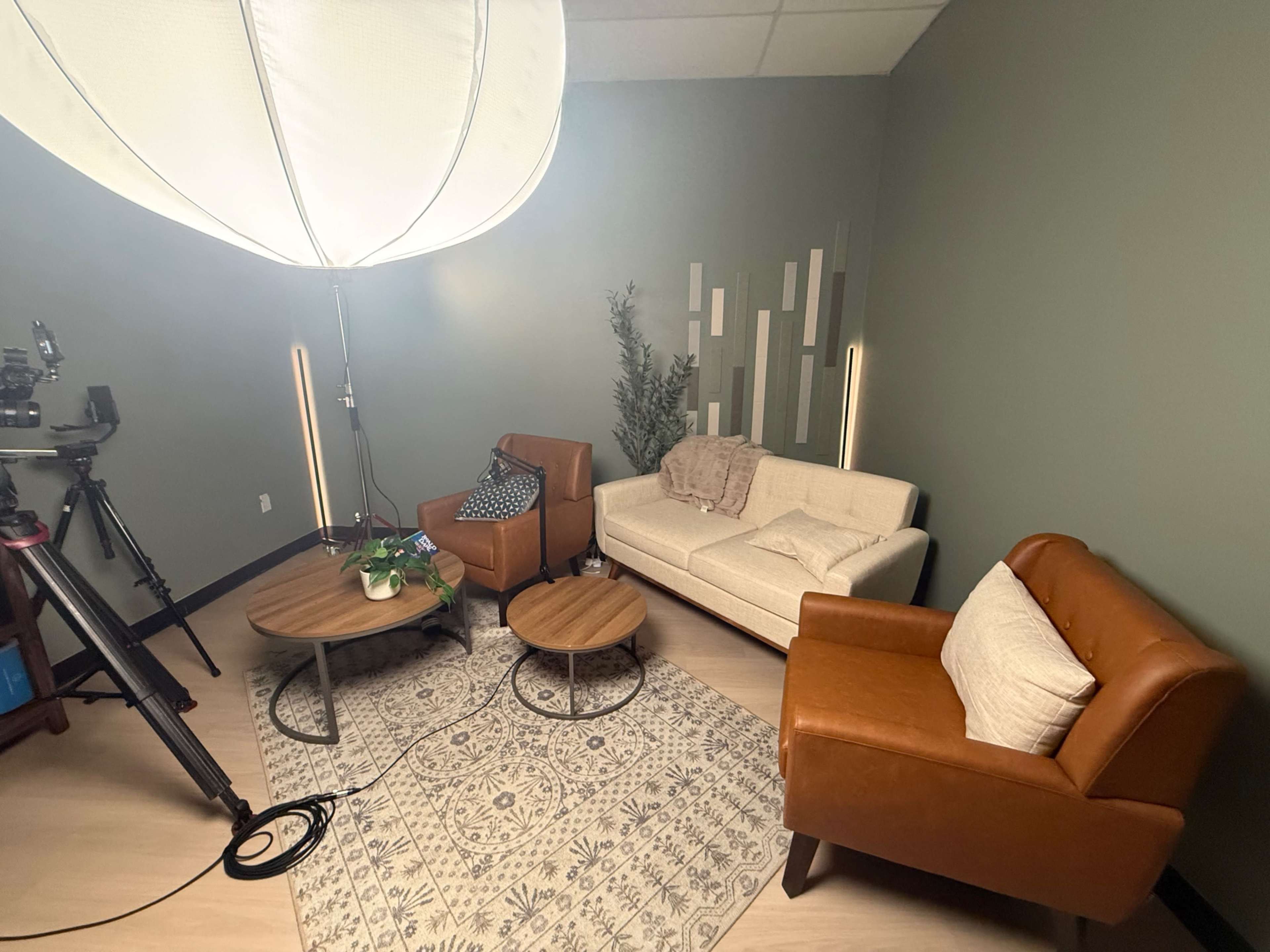 Living Room Style Podcast Space Image in Colleyville, Colleyville, TX