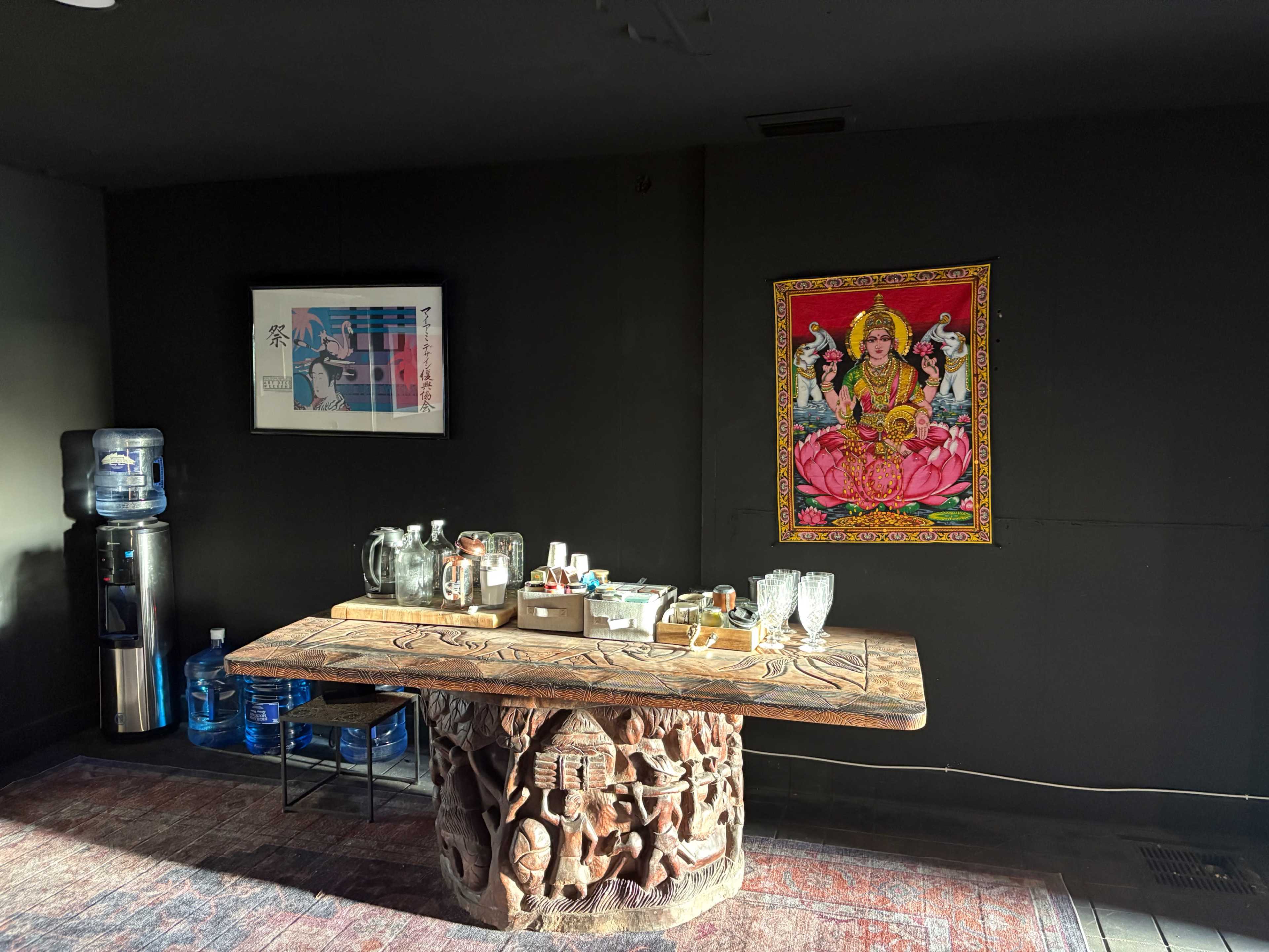 Semi urban beach yoga studio with open party entertainment space Image in North Beach, Miami Beach, FL