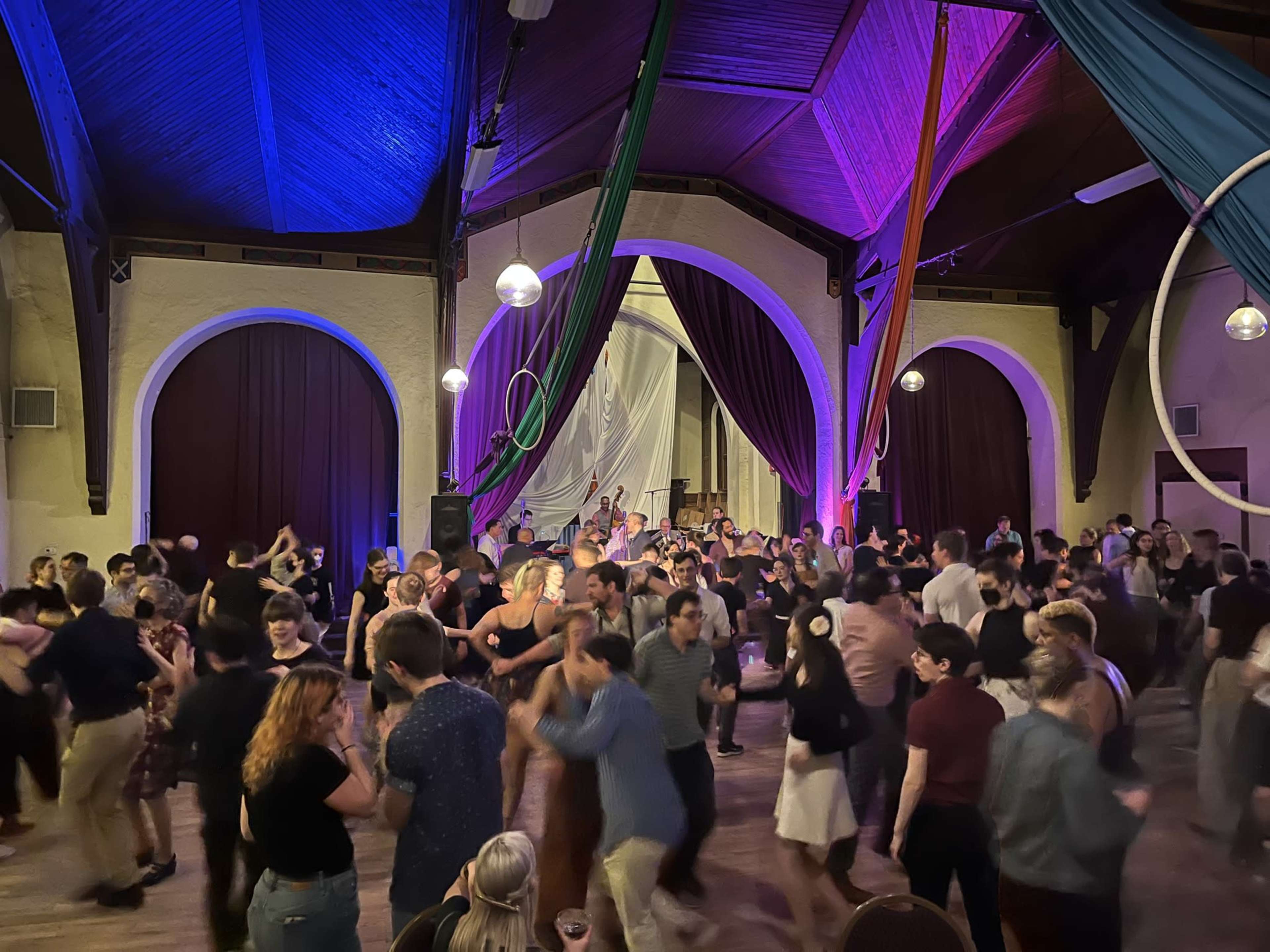 Urban, unique repurposed church event space. Image in Pigtown, Baltimore, MD