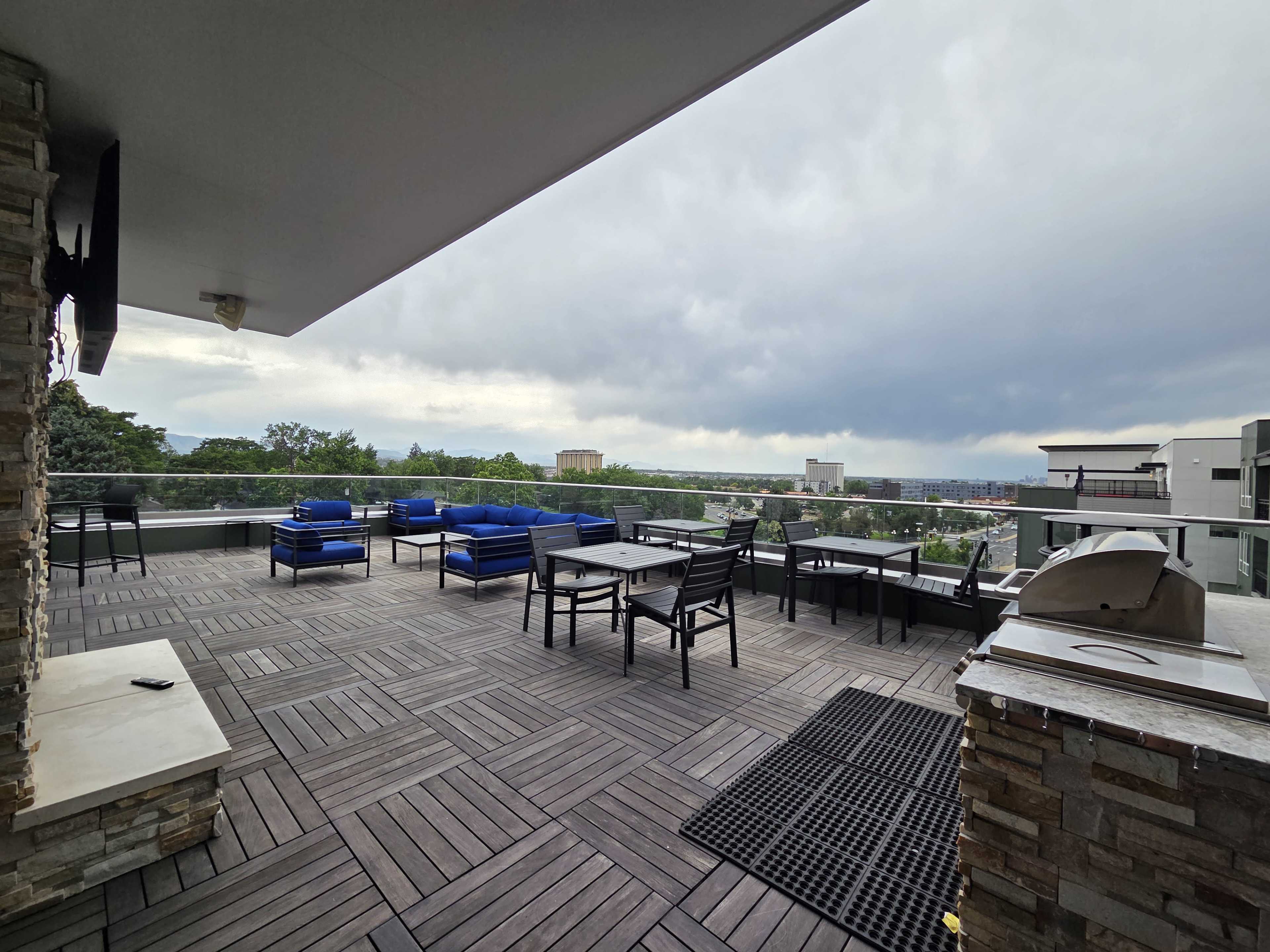 Rooftop lounge with view of downtown Denver Image in Englewood, Englewood, CO