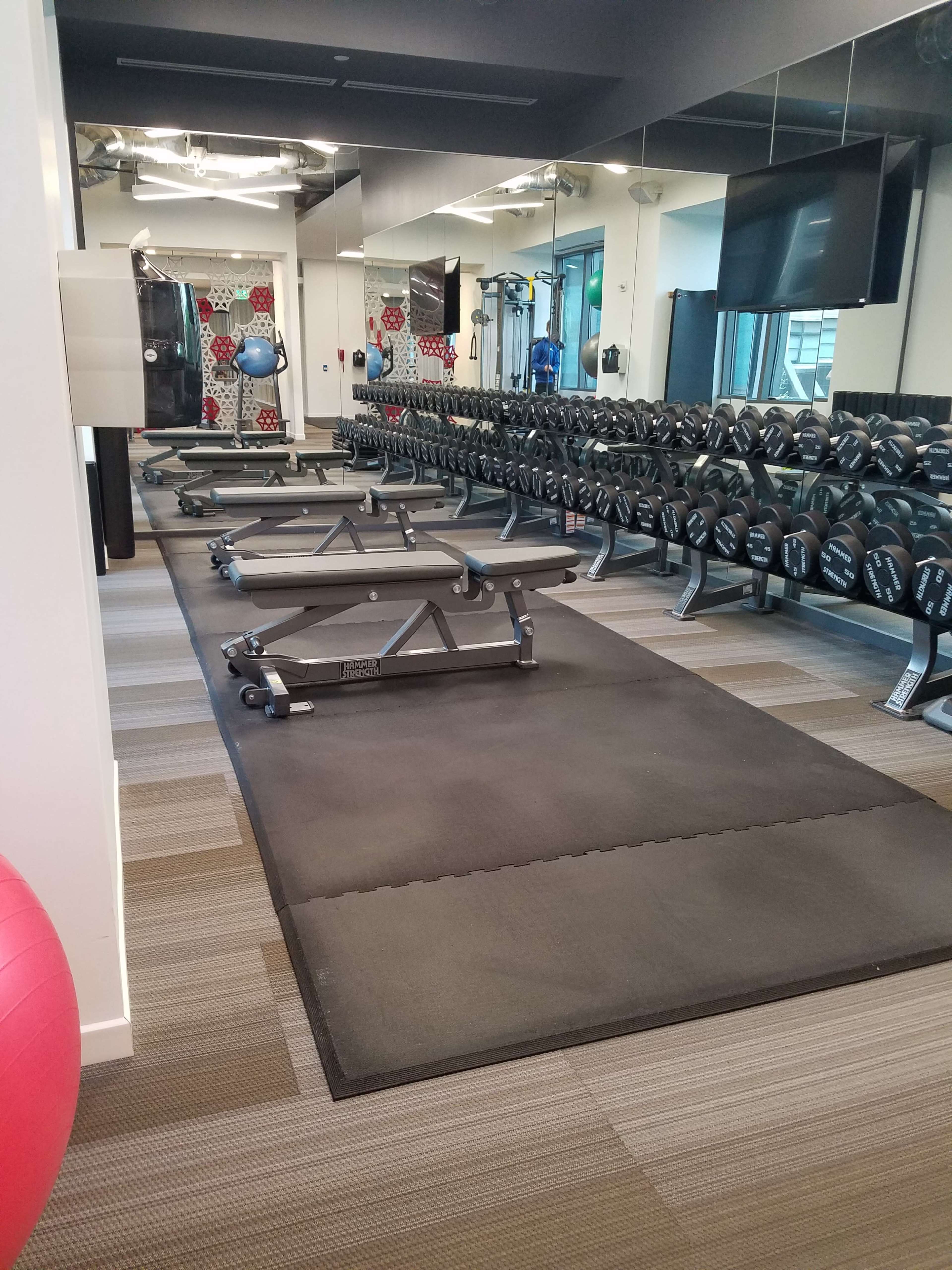 Downtown, sate of the art, semi-private, fitness center Image in Downtown, Indianapolis, IN