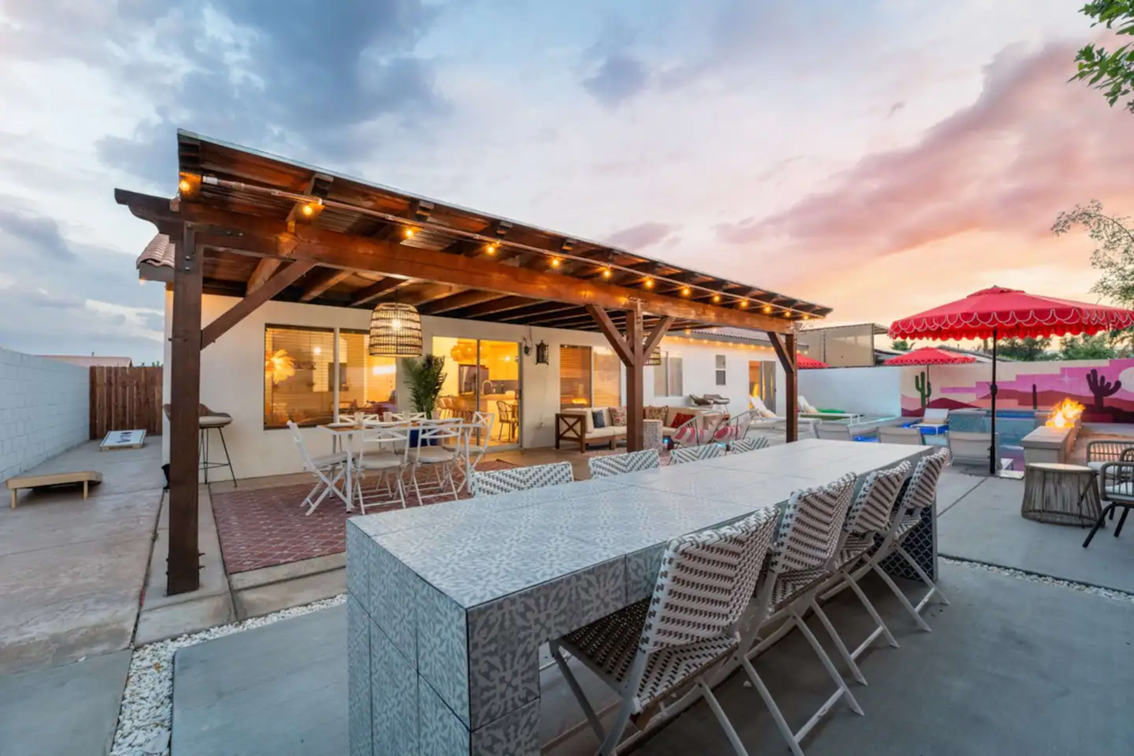 Luxury Boho Single Story Home Image in Indio, Indio, CA