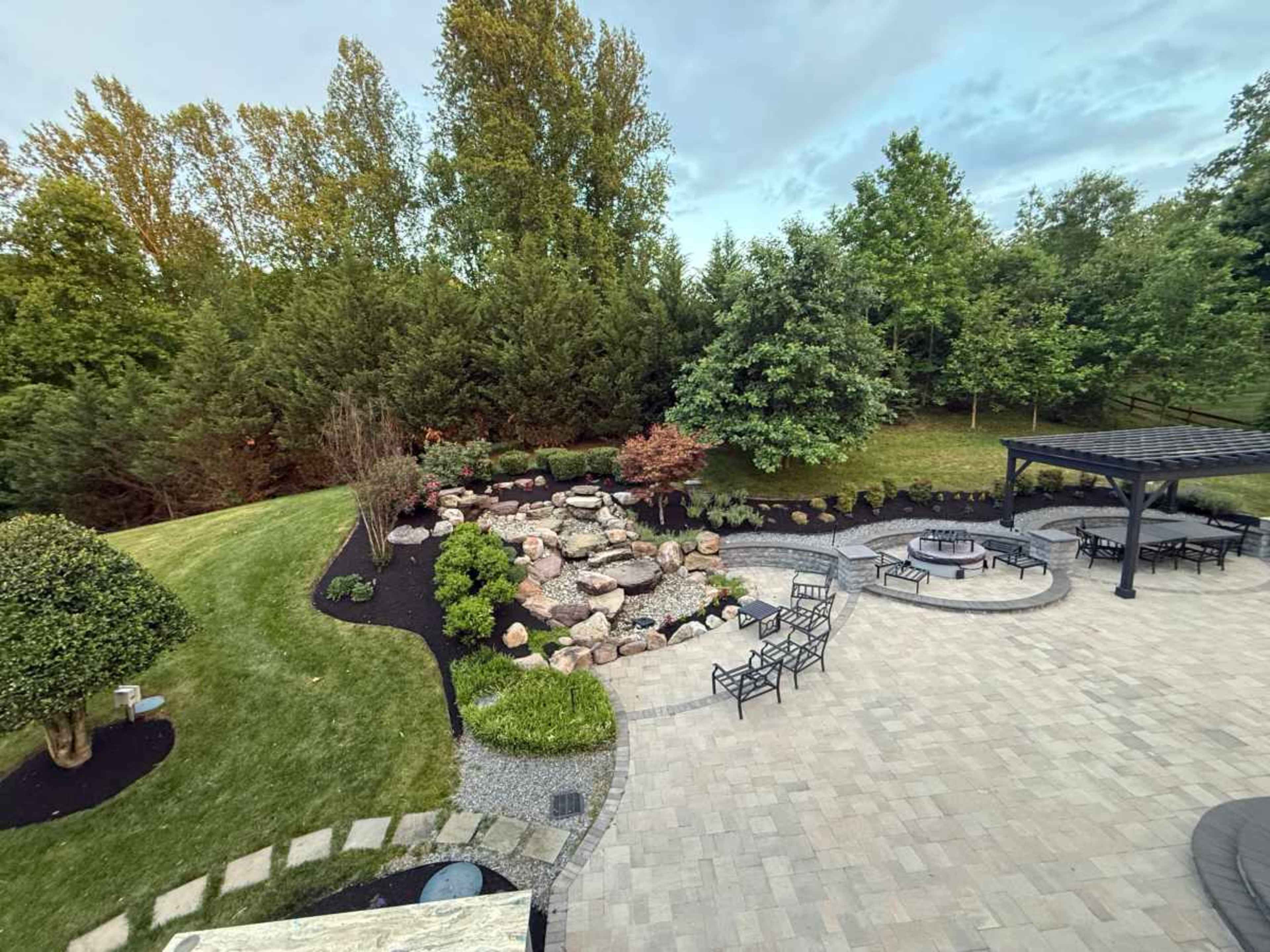 Waterfall Garden Patio Oasis Image in Greater Upper Marlboro, Upper Marlboro, MD
