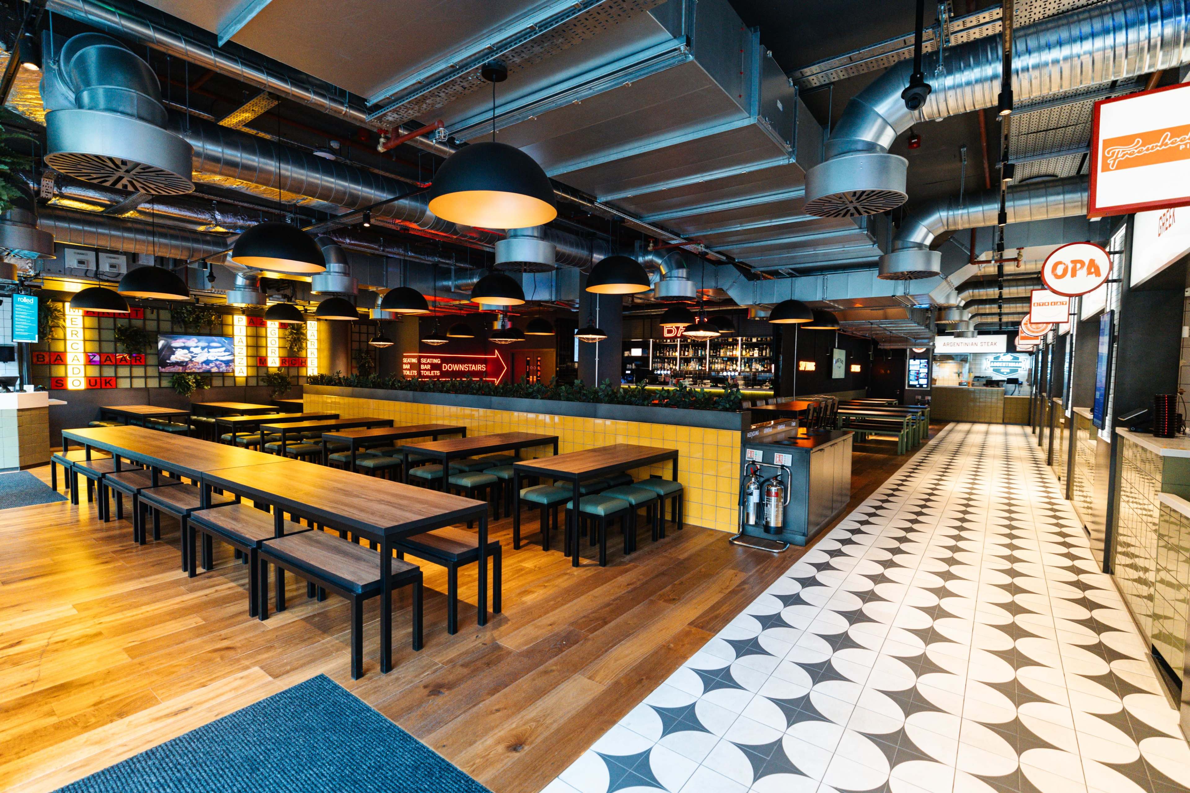 Food Hall in the City of London Image in City of London, London, ENG