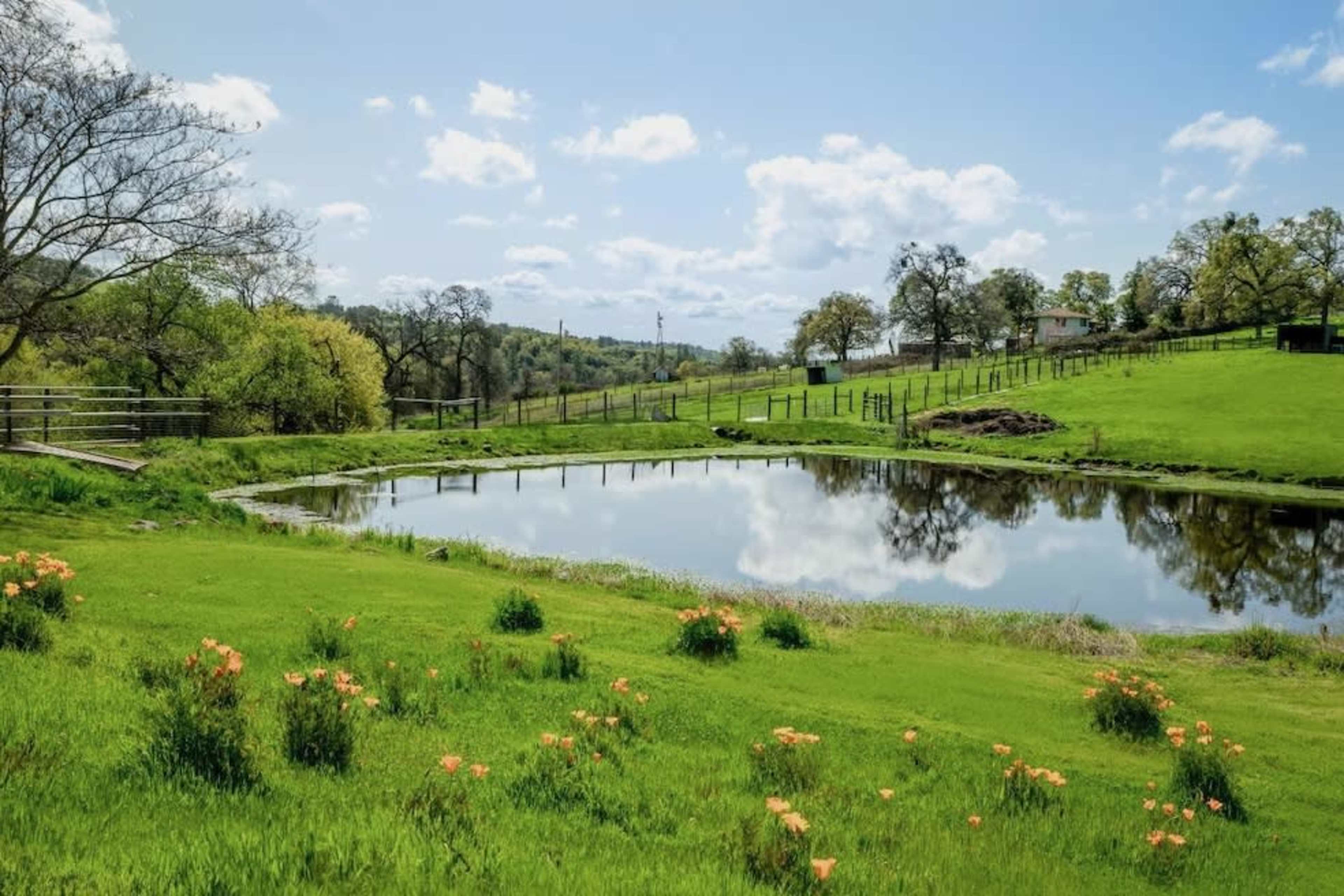 Country Victorian Farmhouse, Barn, and Pond — Perfect for Photo + Video Shoots Image in , GRASS VALLEY, CA