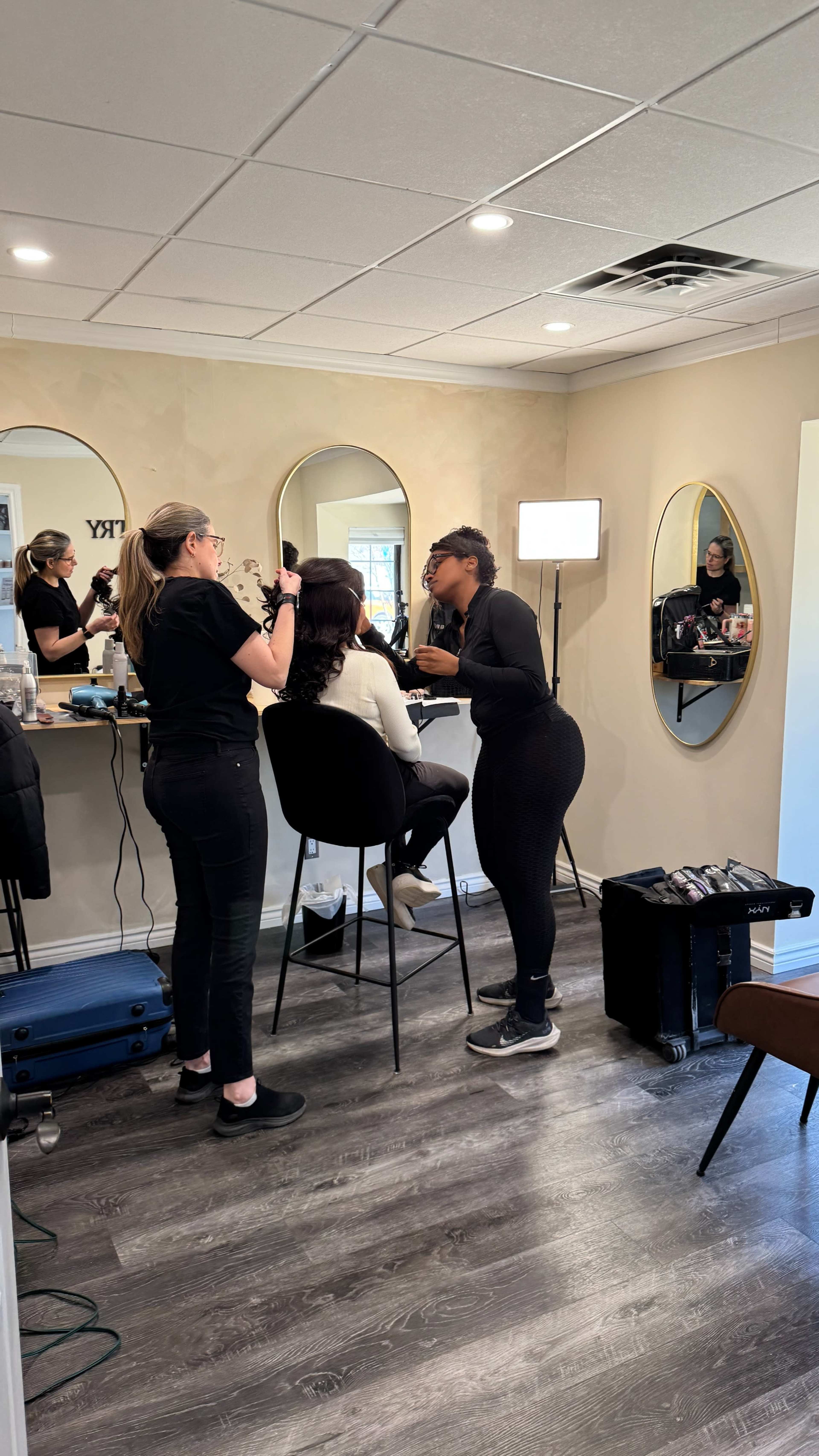 Chic Urban Makeup Studio with Natural Light in Elmira Core - Clients, Content, Makeup Image in Woolwich, Elmira, ON