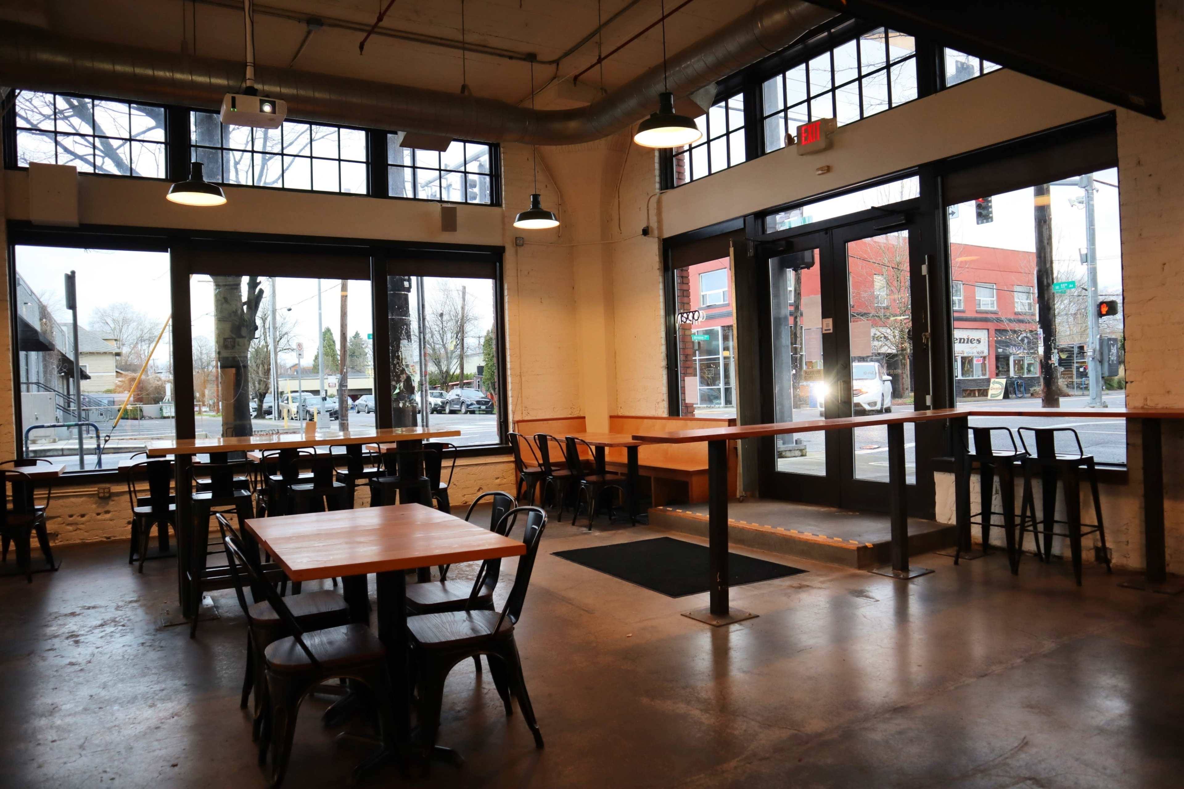 SE Portland Cafe in Iconic Ford Building Image in Southeast Portland, Portland, OR