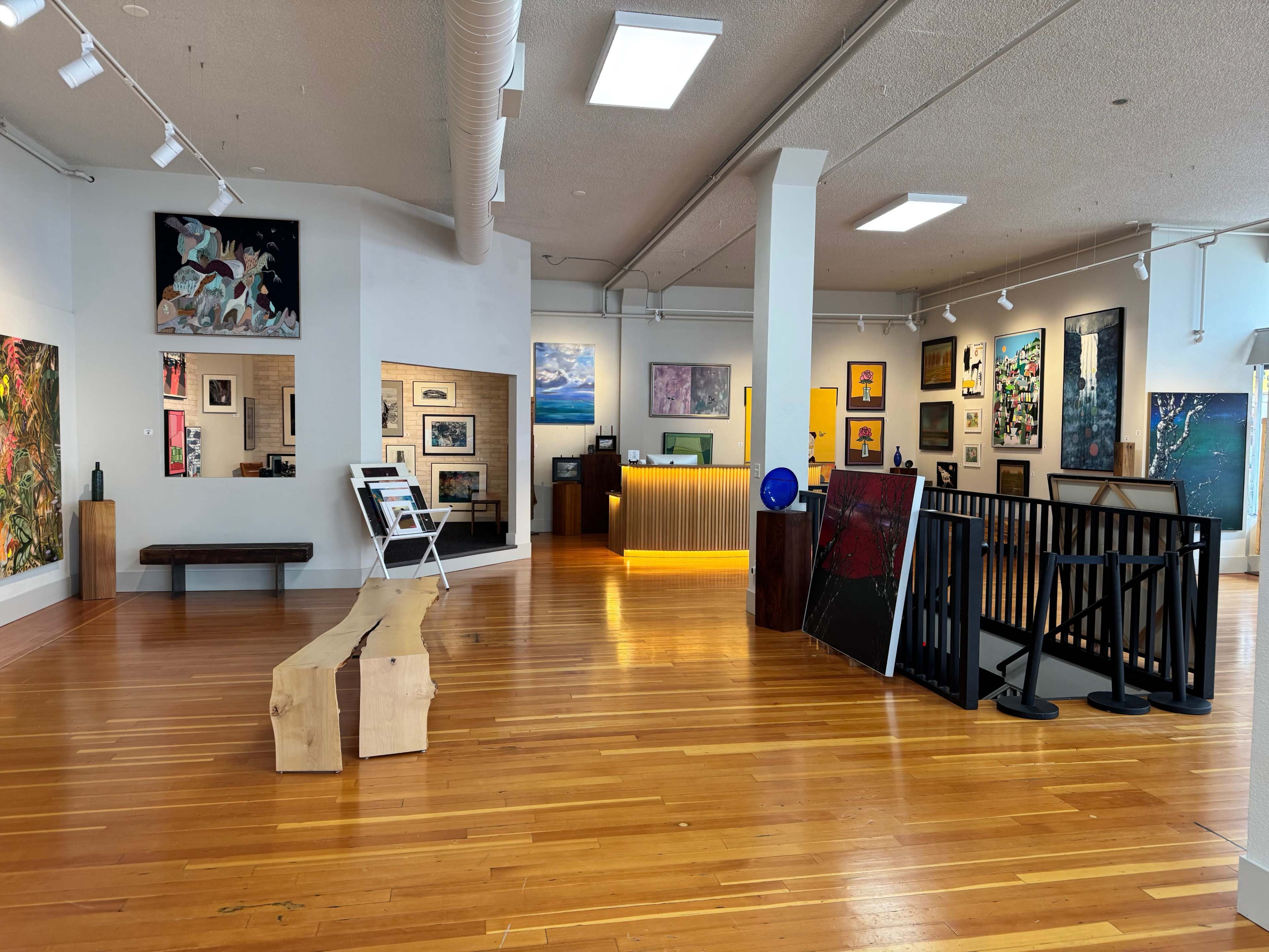 Downtown Salem Art Gallery with High Ceilings & Wood Floors (120–130 Guests) Image in Central Area, Salem, OR