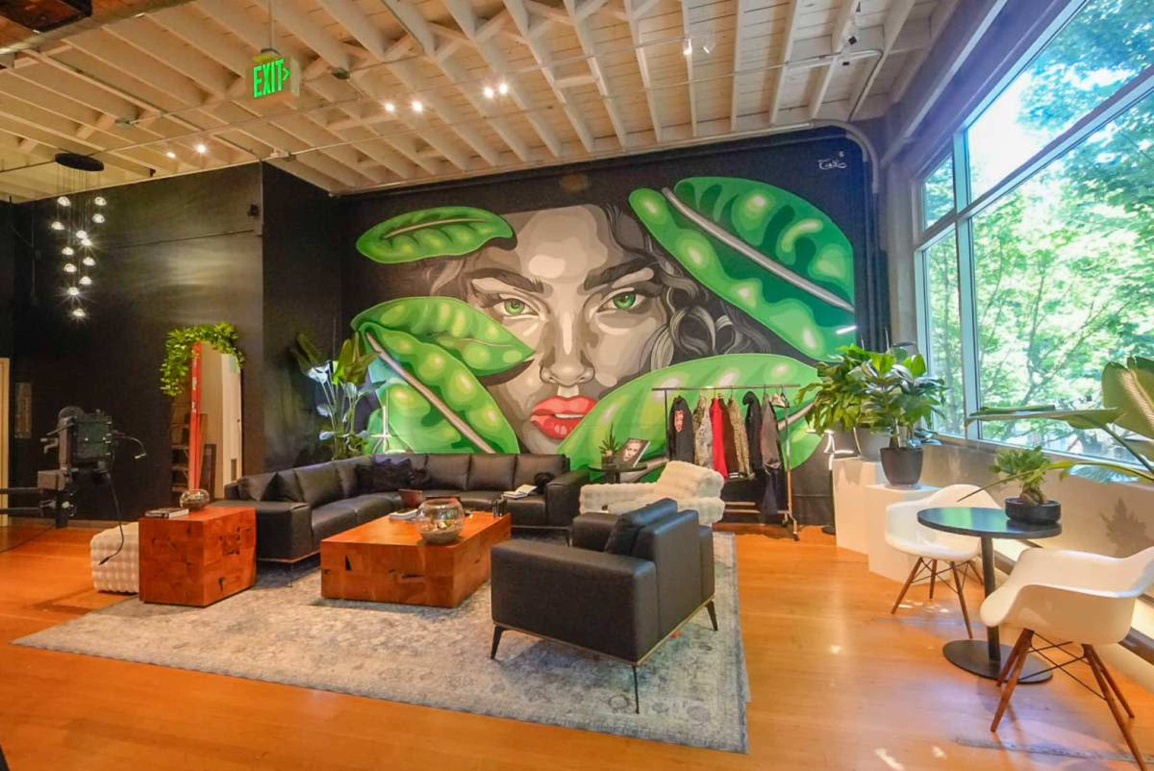 Designer Lounge Meets Full-Service Flash Photography + Video + Podcast Studio Image in Northwest Portland, Portland, OR