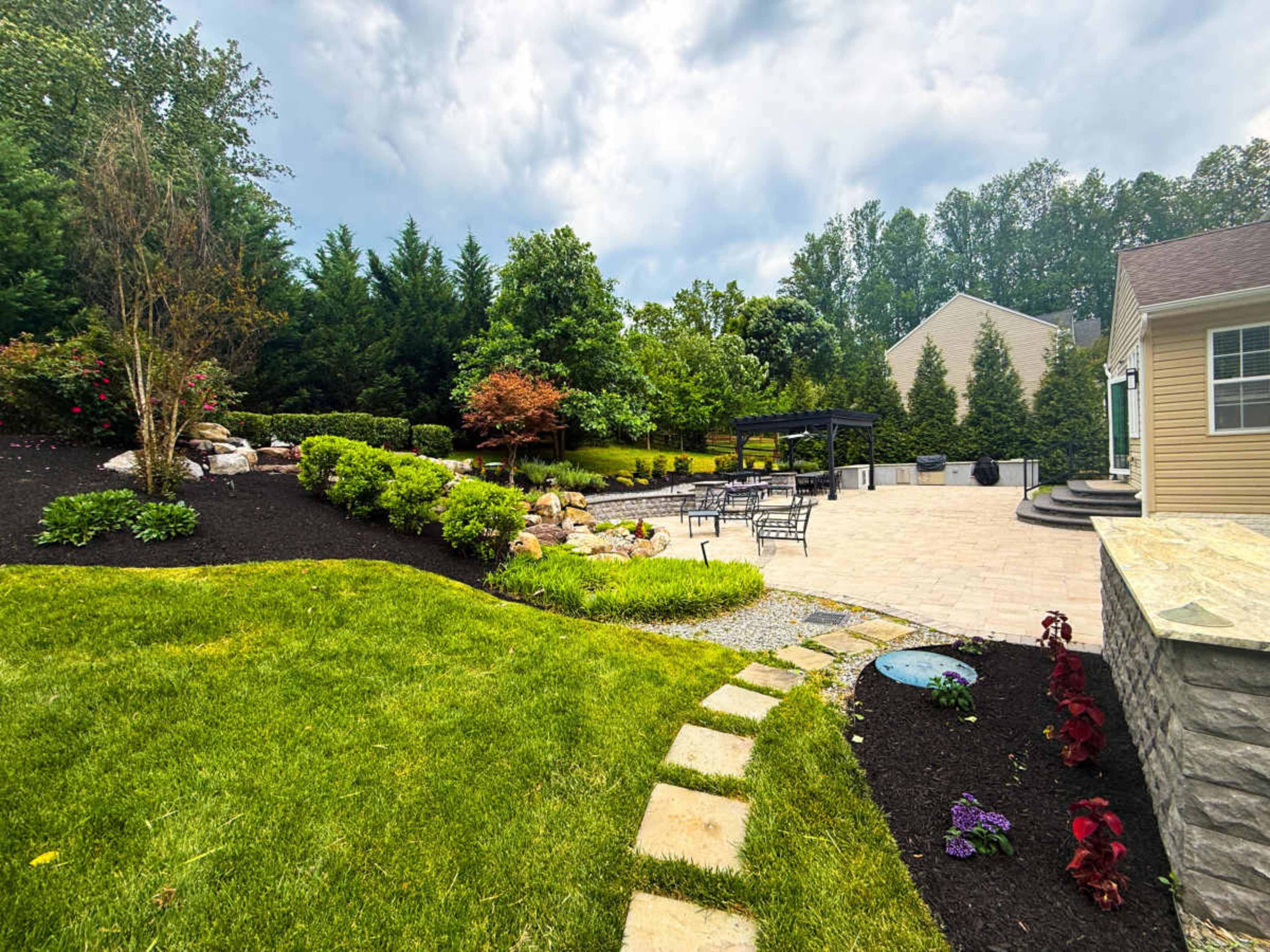Waterfall Garden Patio Oasis Image in Greater Upper Marlboro, Upper Marlboro, MD