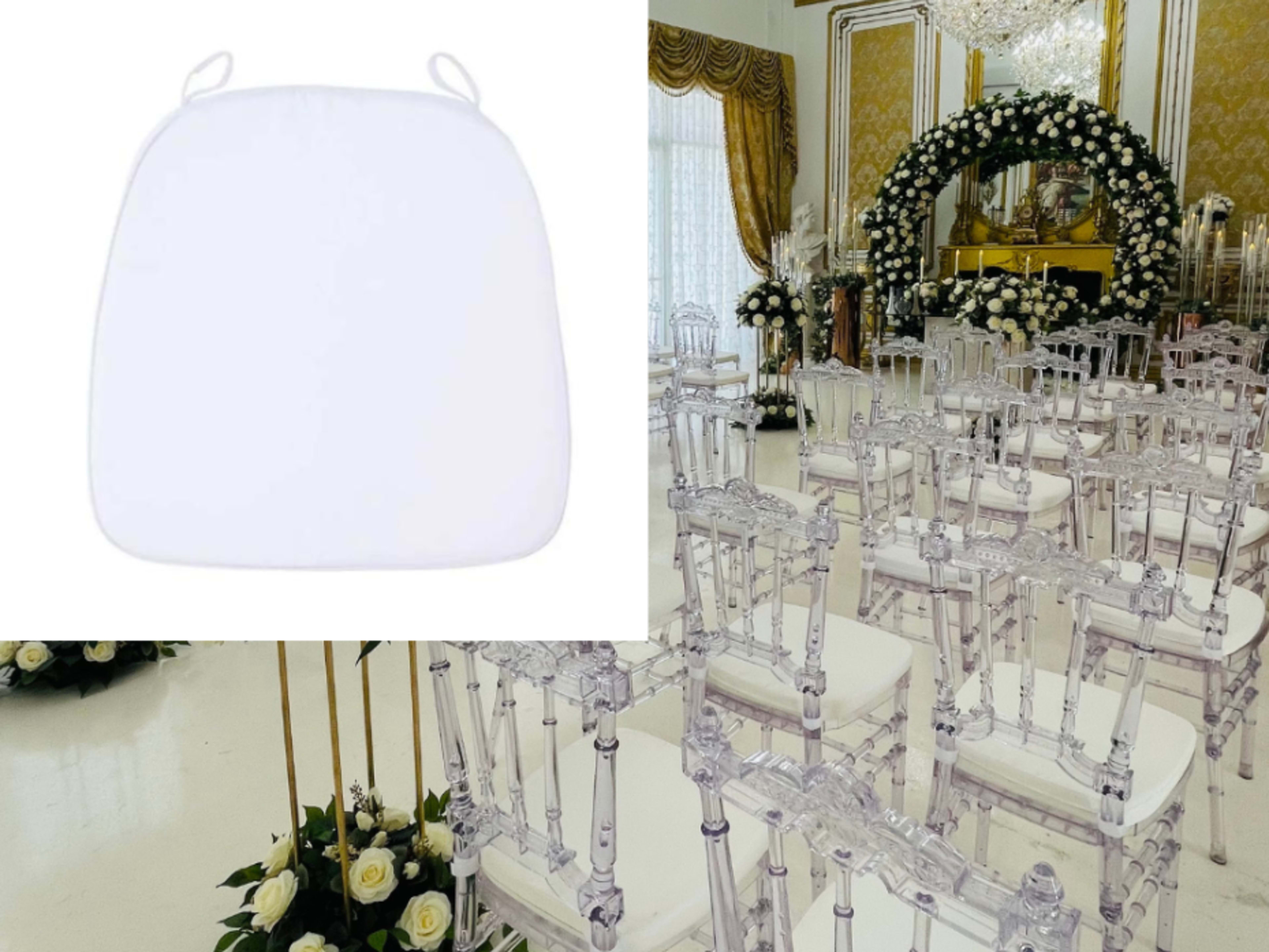 White Chair Cushions
