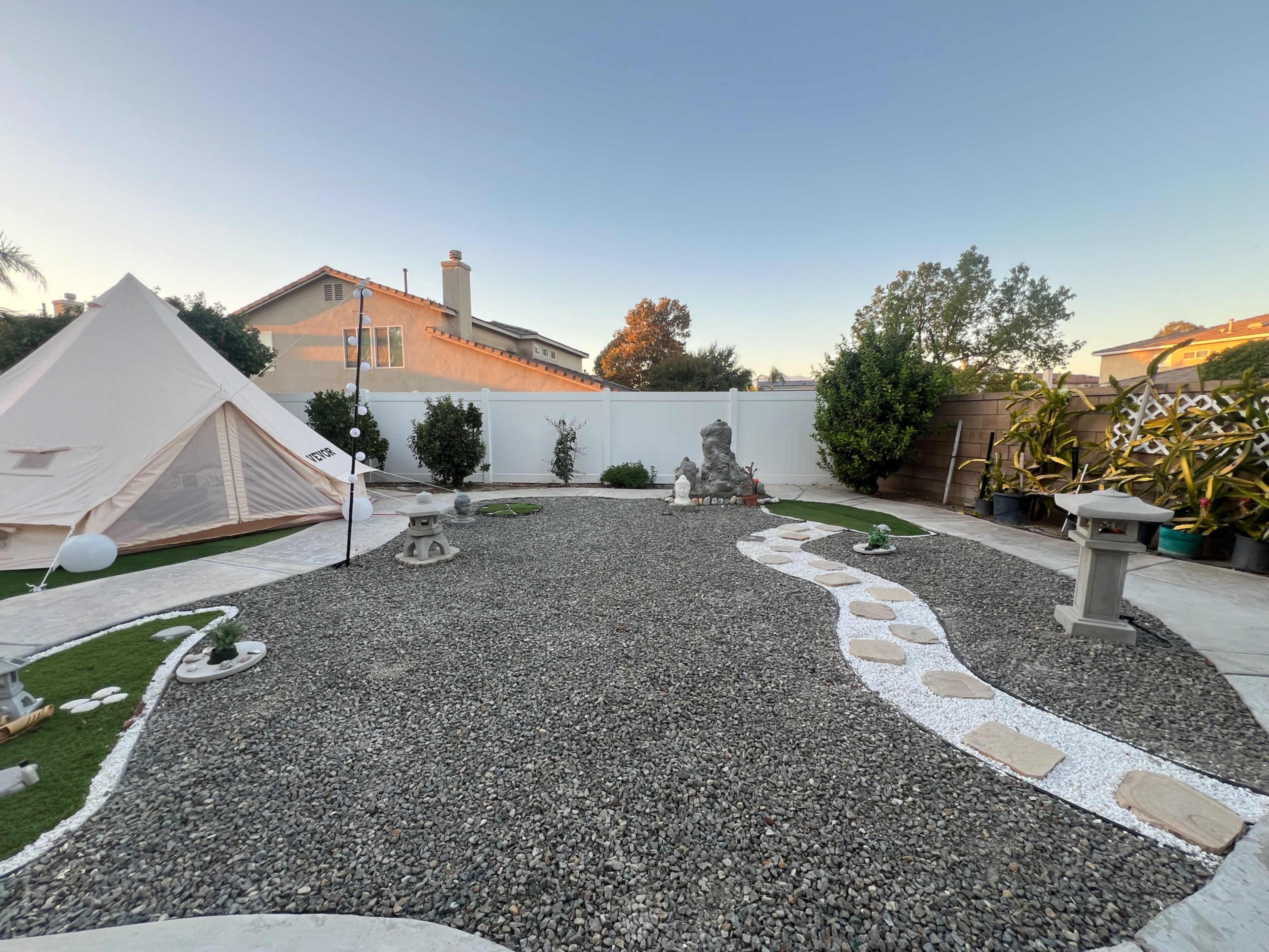 Romantic yurt with view of Japanese garden Image in Eastvale, Eastvale, CA