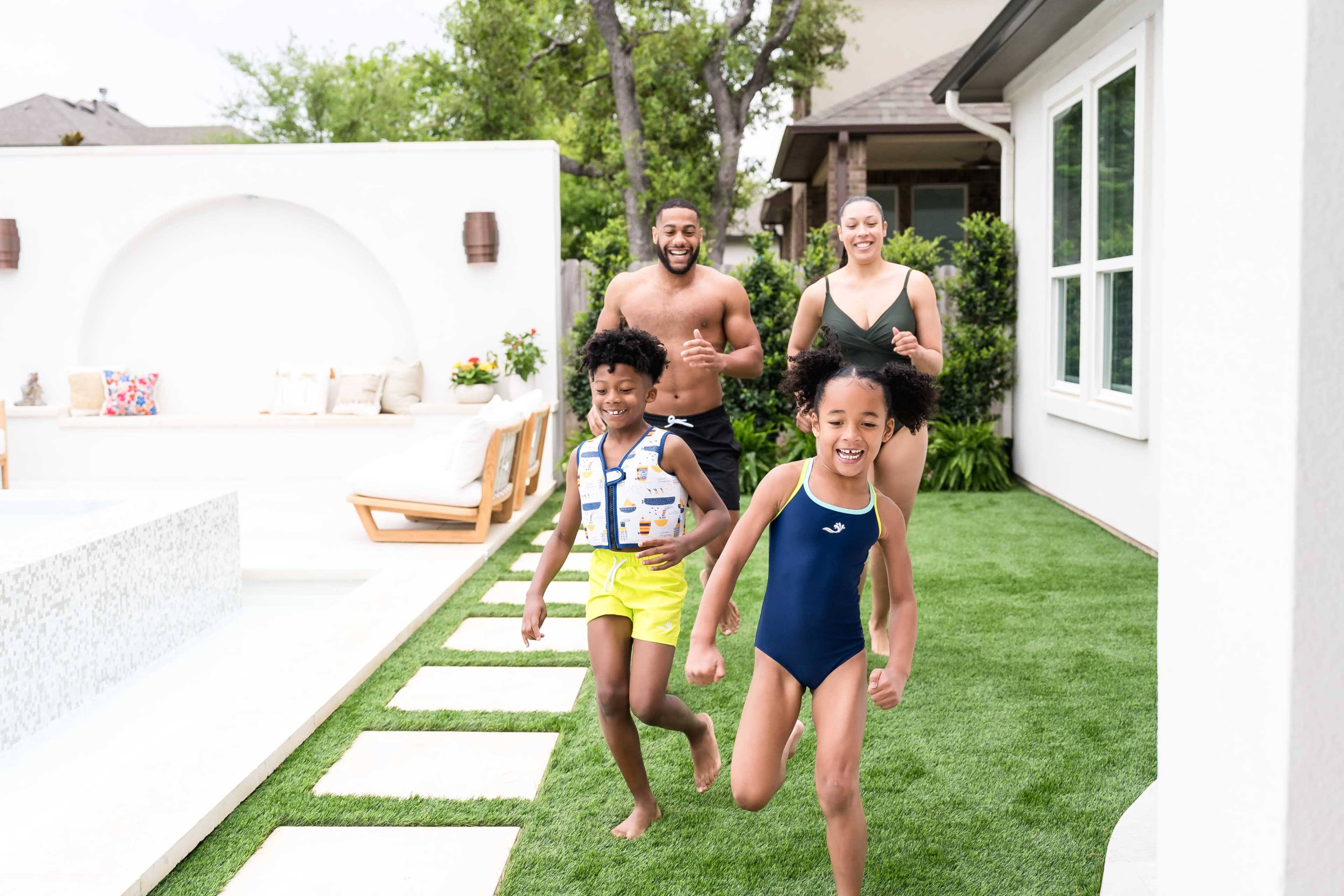 Backyard Pool Image in North Buttercup Creek, Cedar Park, TX