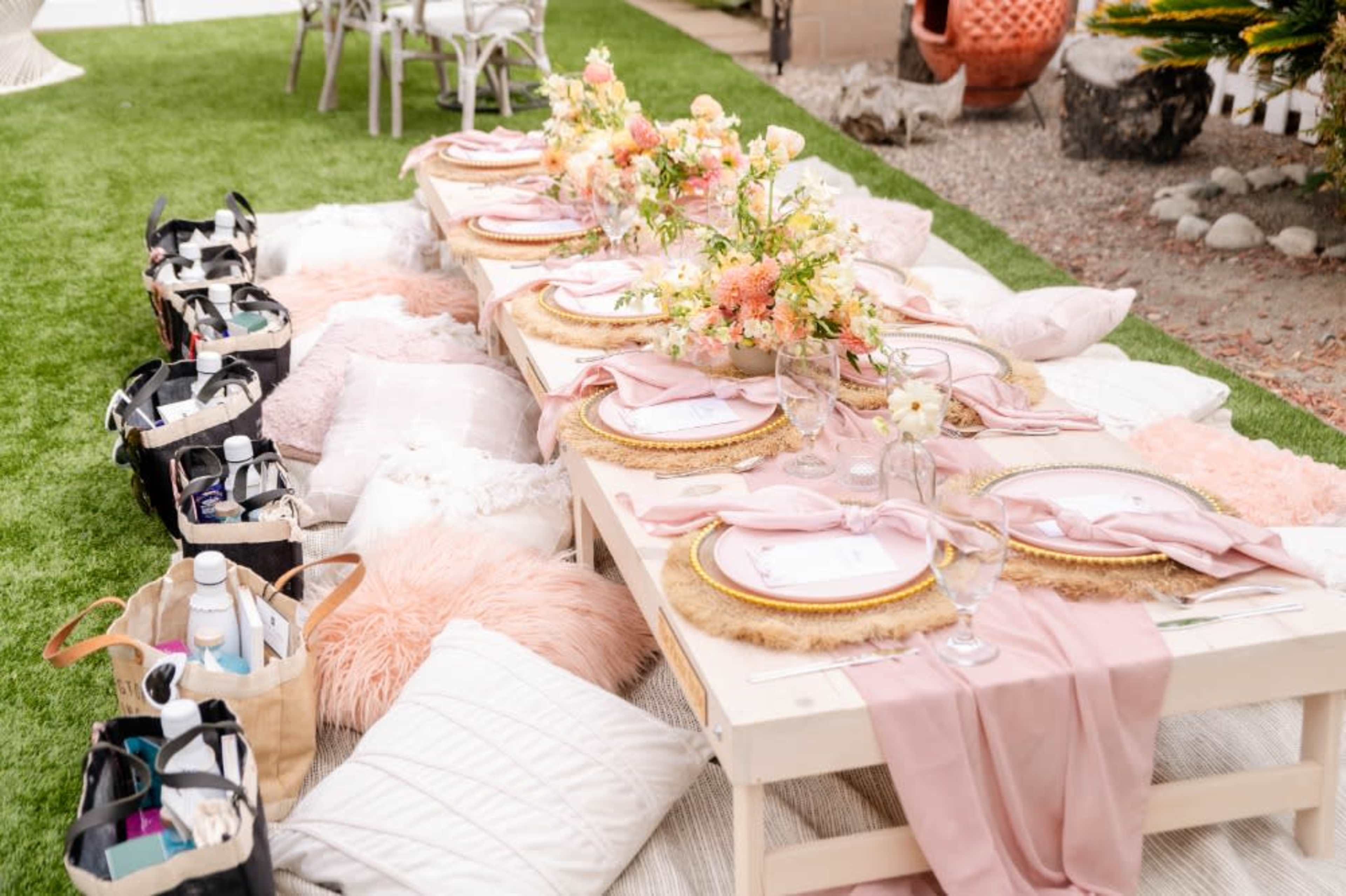 Add a curated picnic setup to your booking
