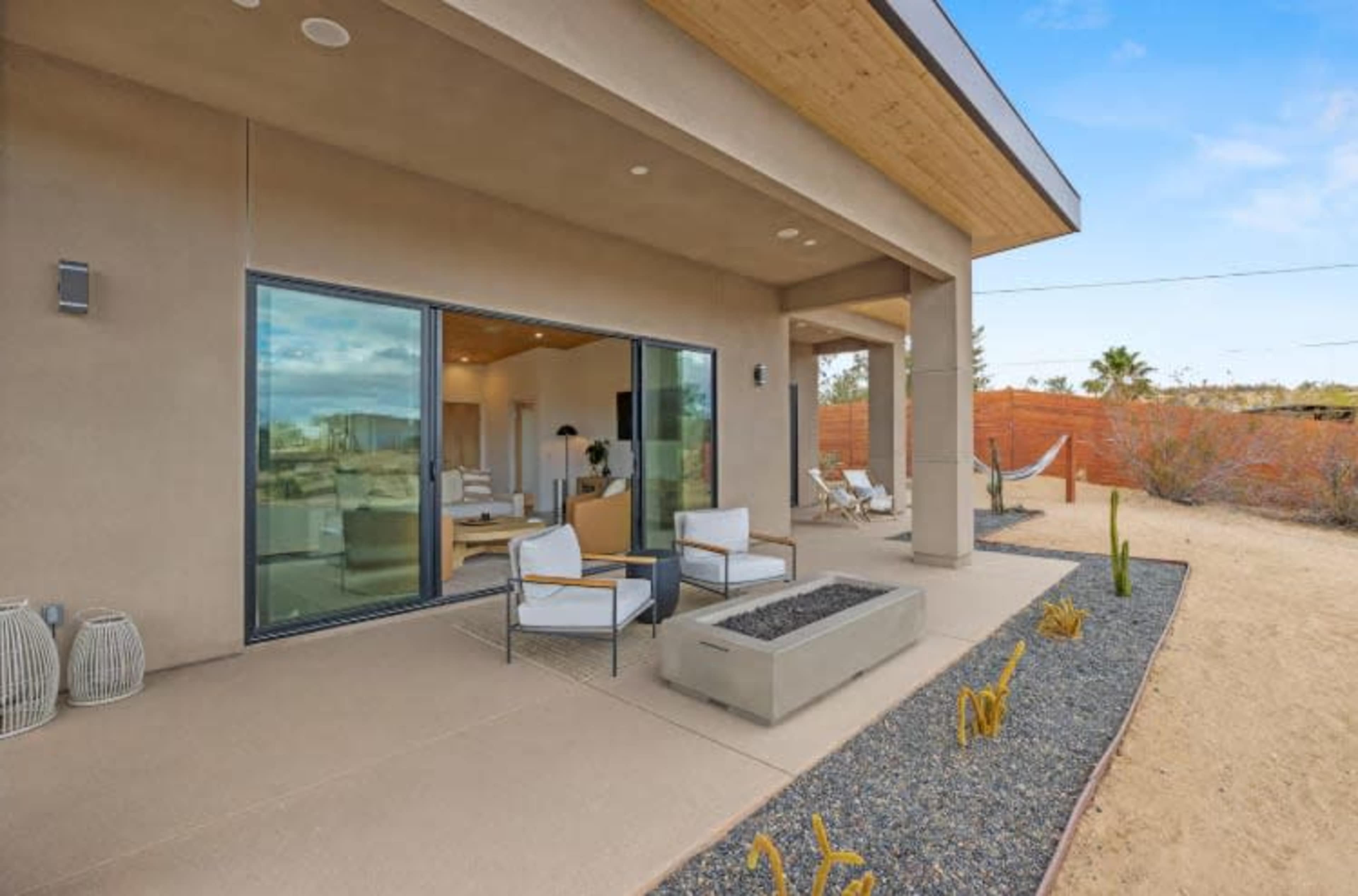 Modern Desert Retreat With Cold Plunge, Sauna, Hot Tub, and Cowboy Tank Pool Image in Yucca Valley, Yucca Valley, CA