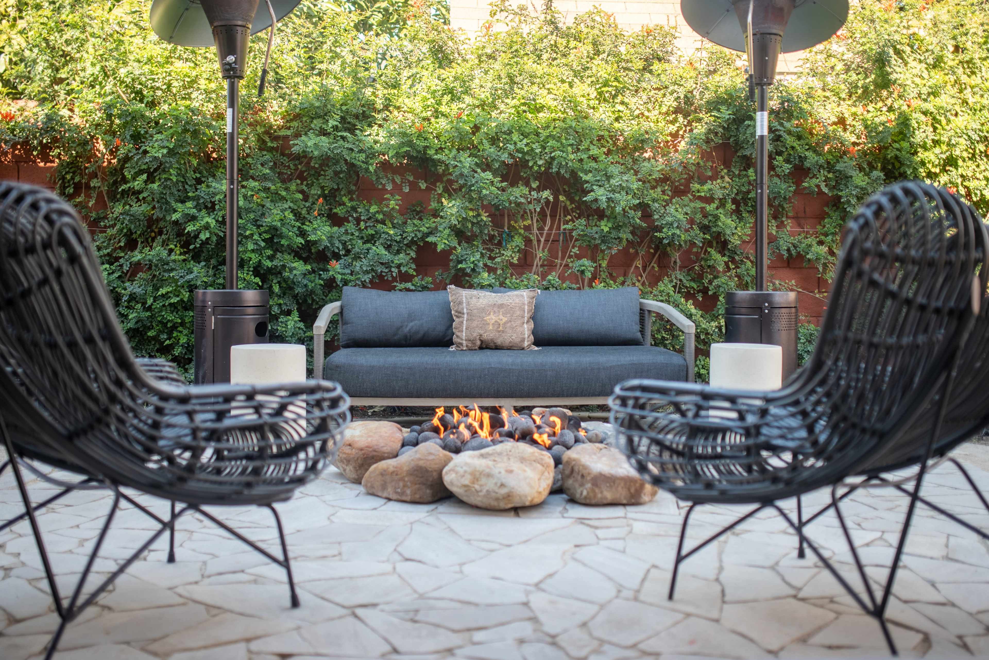 Backyard - Modern Mediterranean & Global Retreat Image in Huntington Beach, Huntington Beach, CA