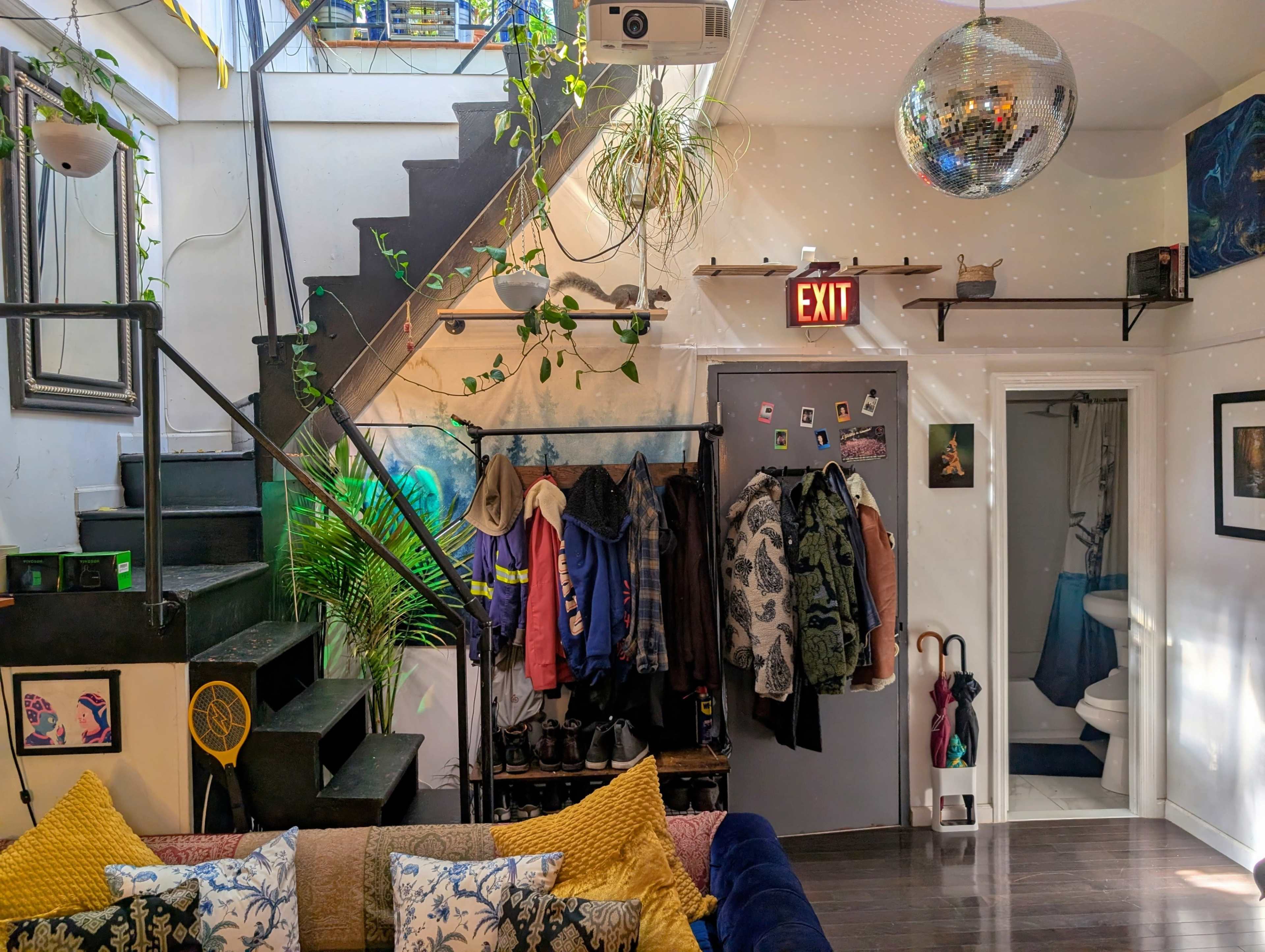 Bohemian Plant Filled Apartment Image in East Harlem, New York, NY