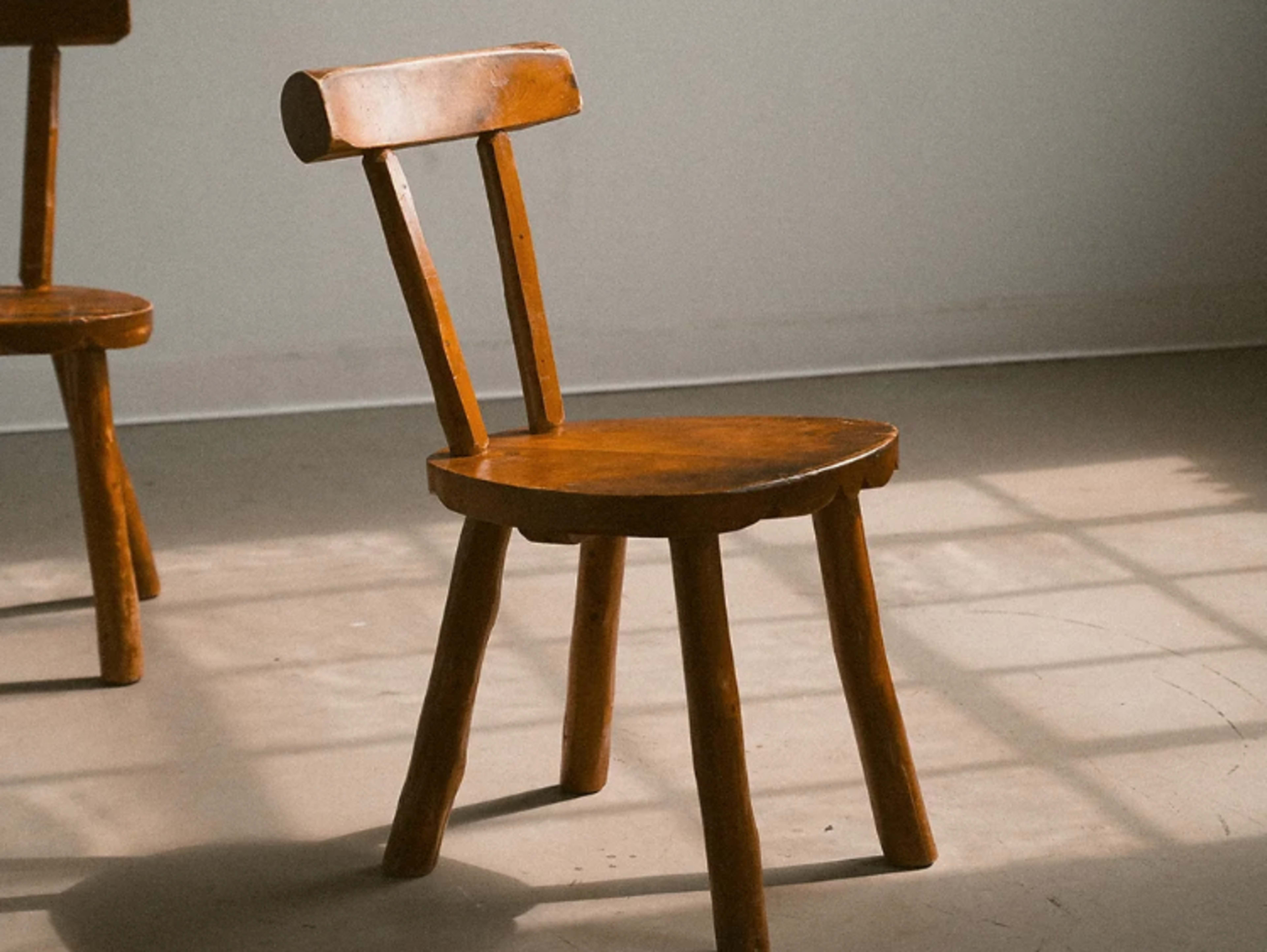 Primitive Cottage Pine Dining Chair