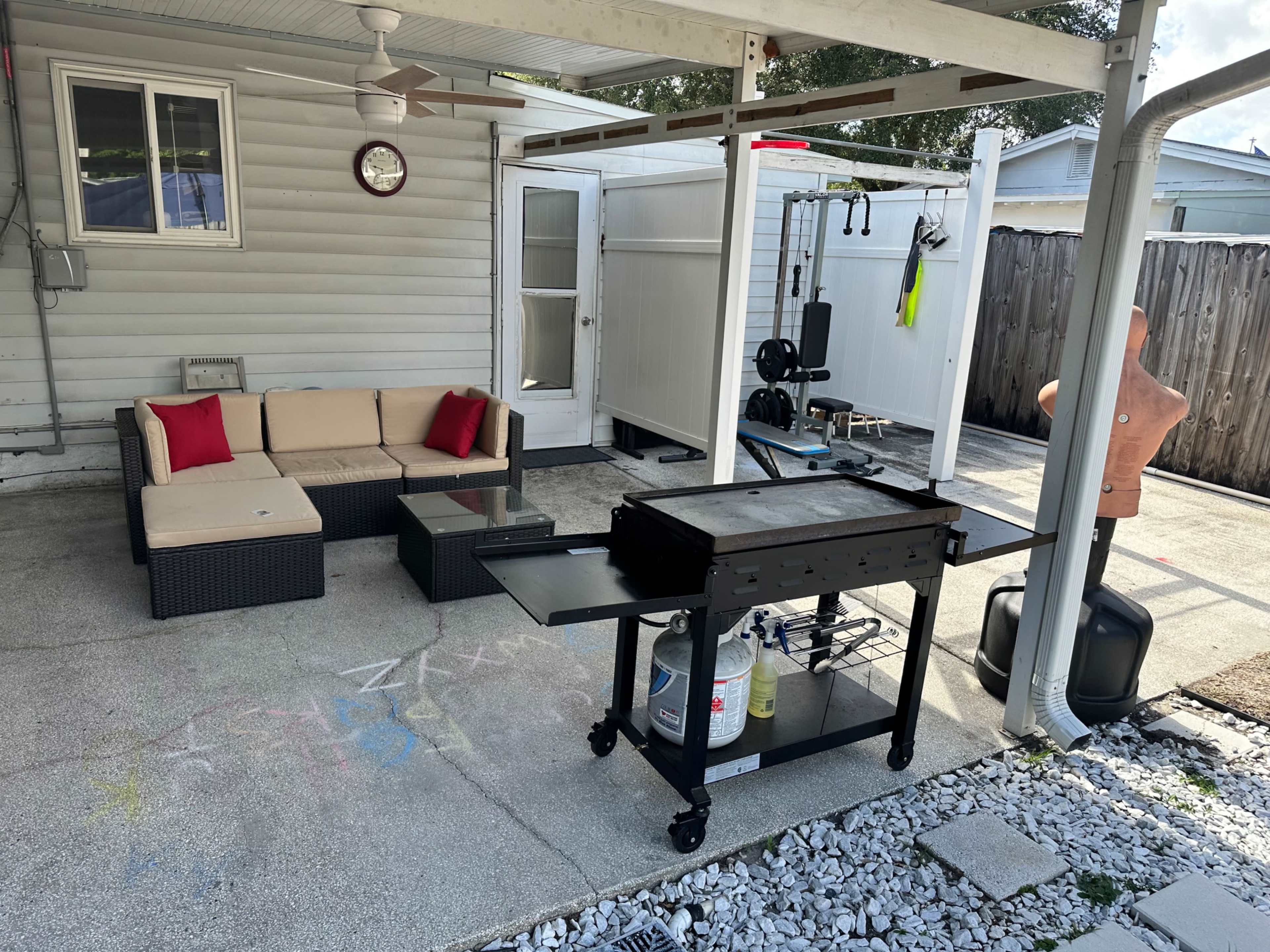 St. Pete Backyard Oasis with Furnished Patio & Office Image in Disston Heights, Saint Petersburg, FL