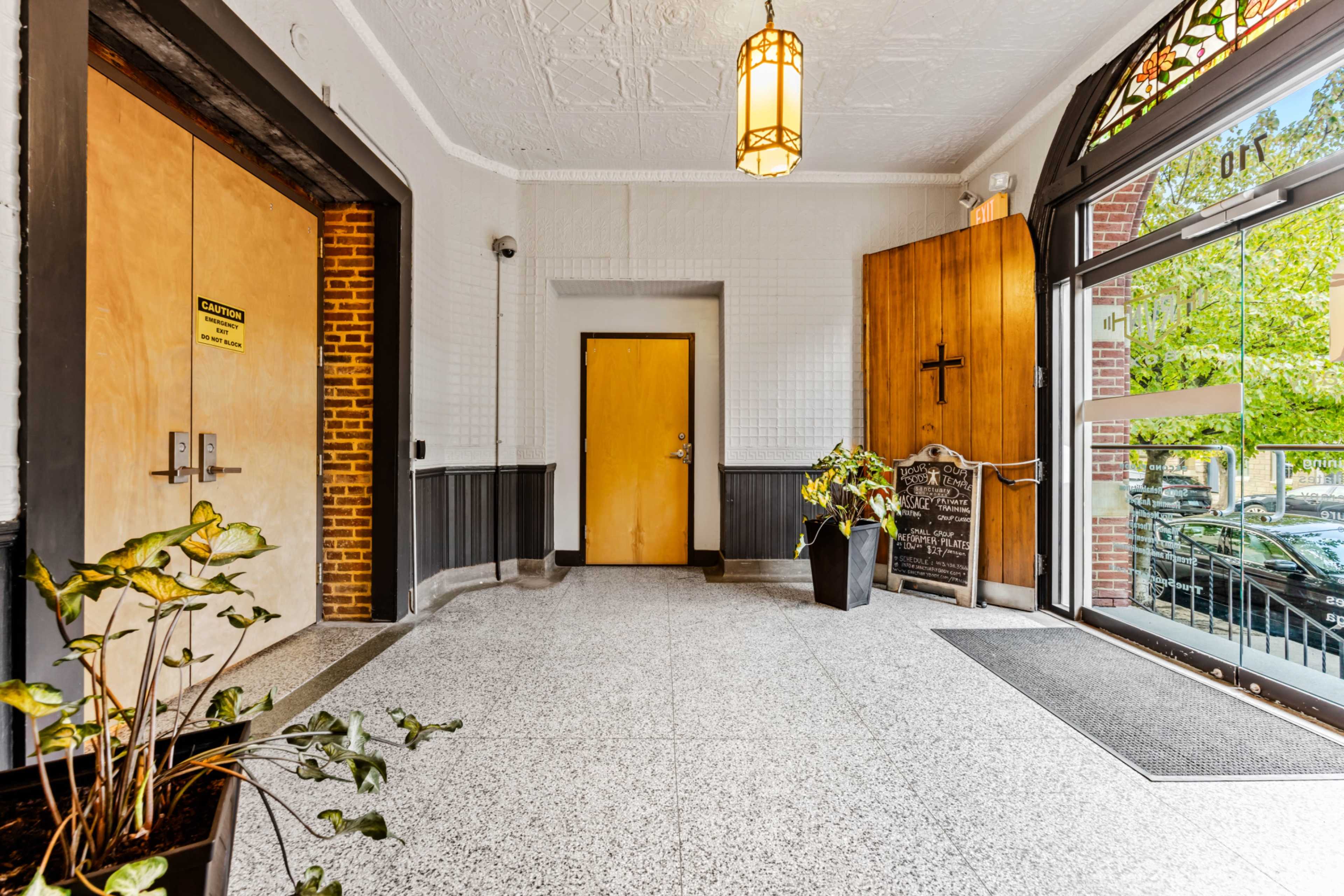 Historic Elegance: The Auditorium in Beautiful Old Church Image in Fells Point, Baltimore, MD