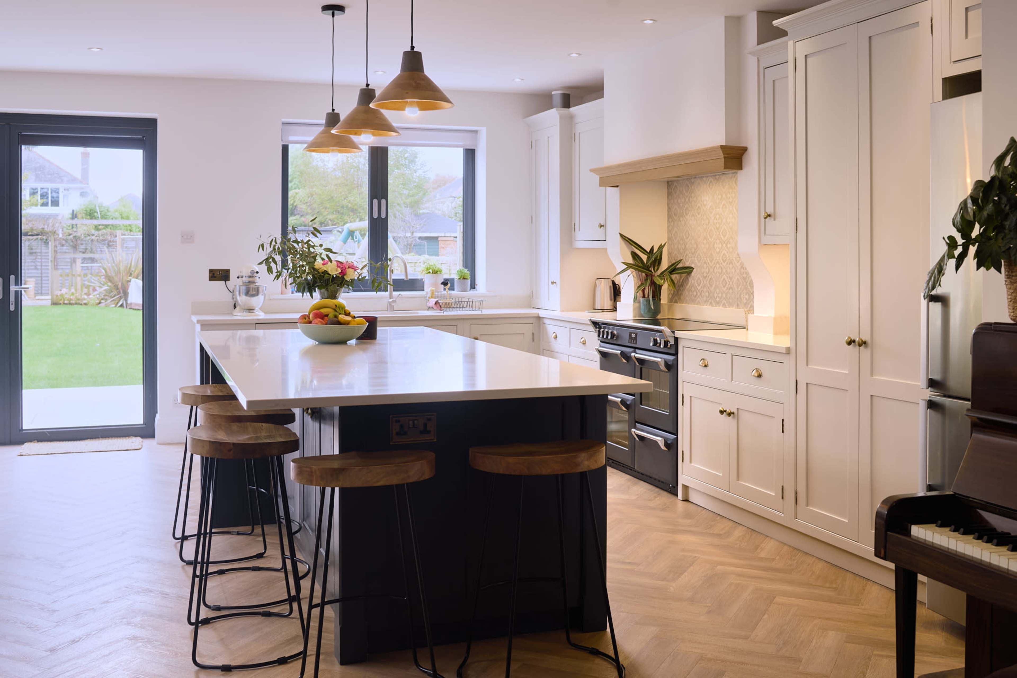 Large residential open plan kitchen dining living space in Bournemouth Image in Bournemouth, Bournemouth, ENG