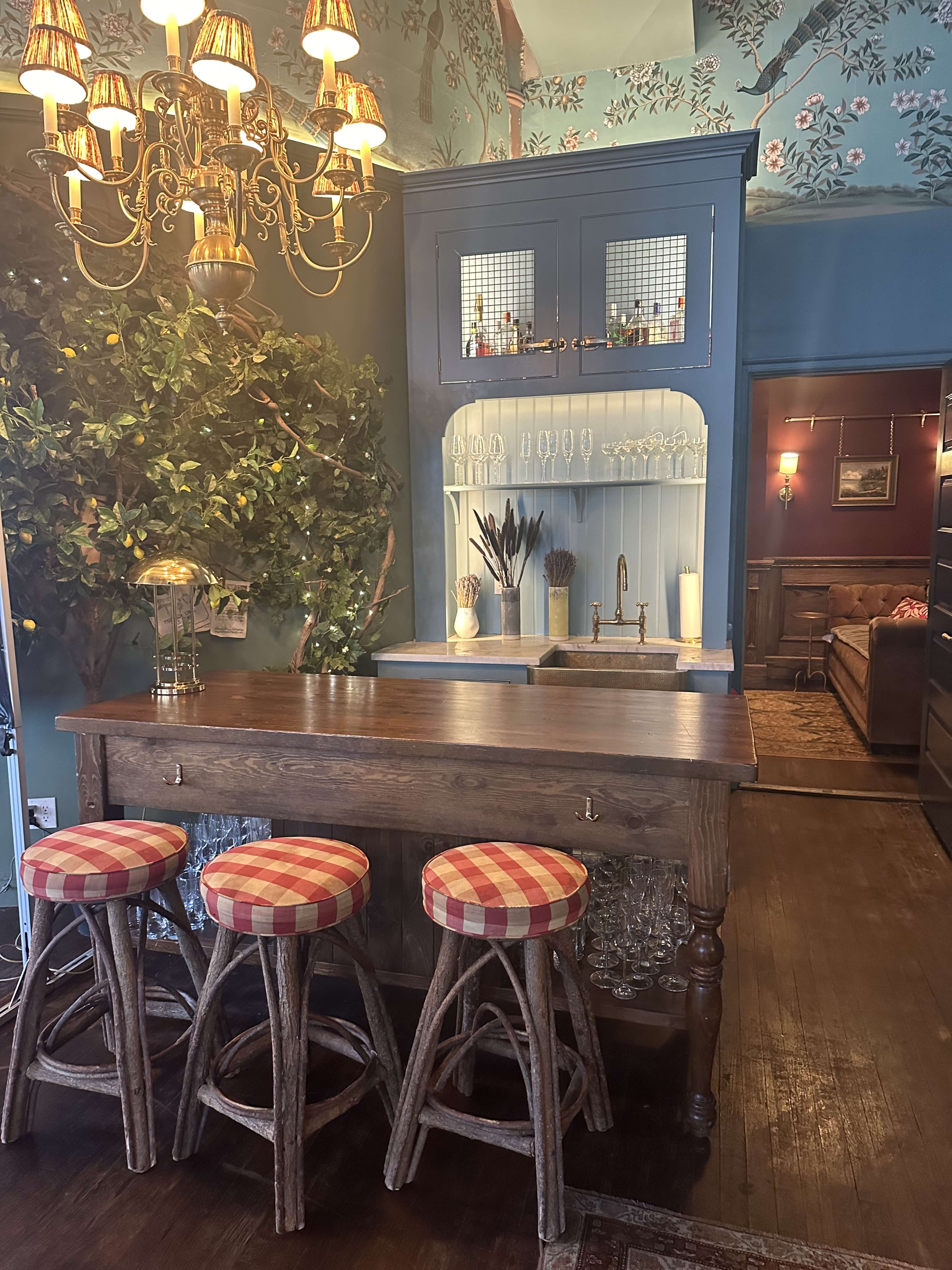 Charming Event Space with Vintage Decor and DJ Setup Image in Lower Manhattan, New York, New York