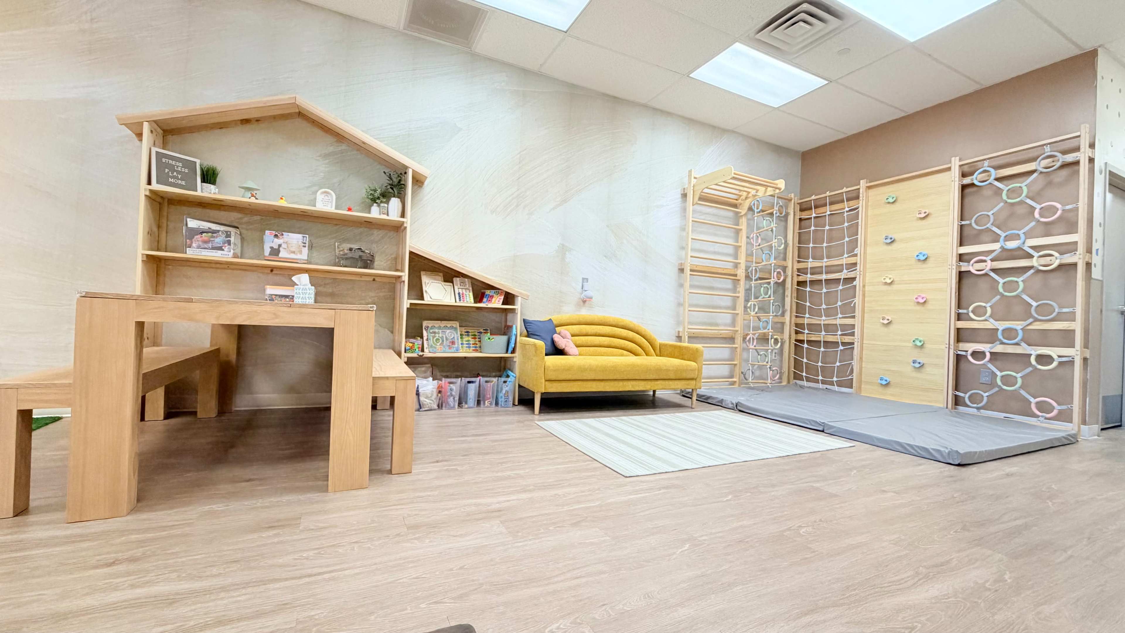 Modern Indoor Play Space with Playground, Lounge area, Restroom and Private Room Image in Charleston, Las Vegas, NV