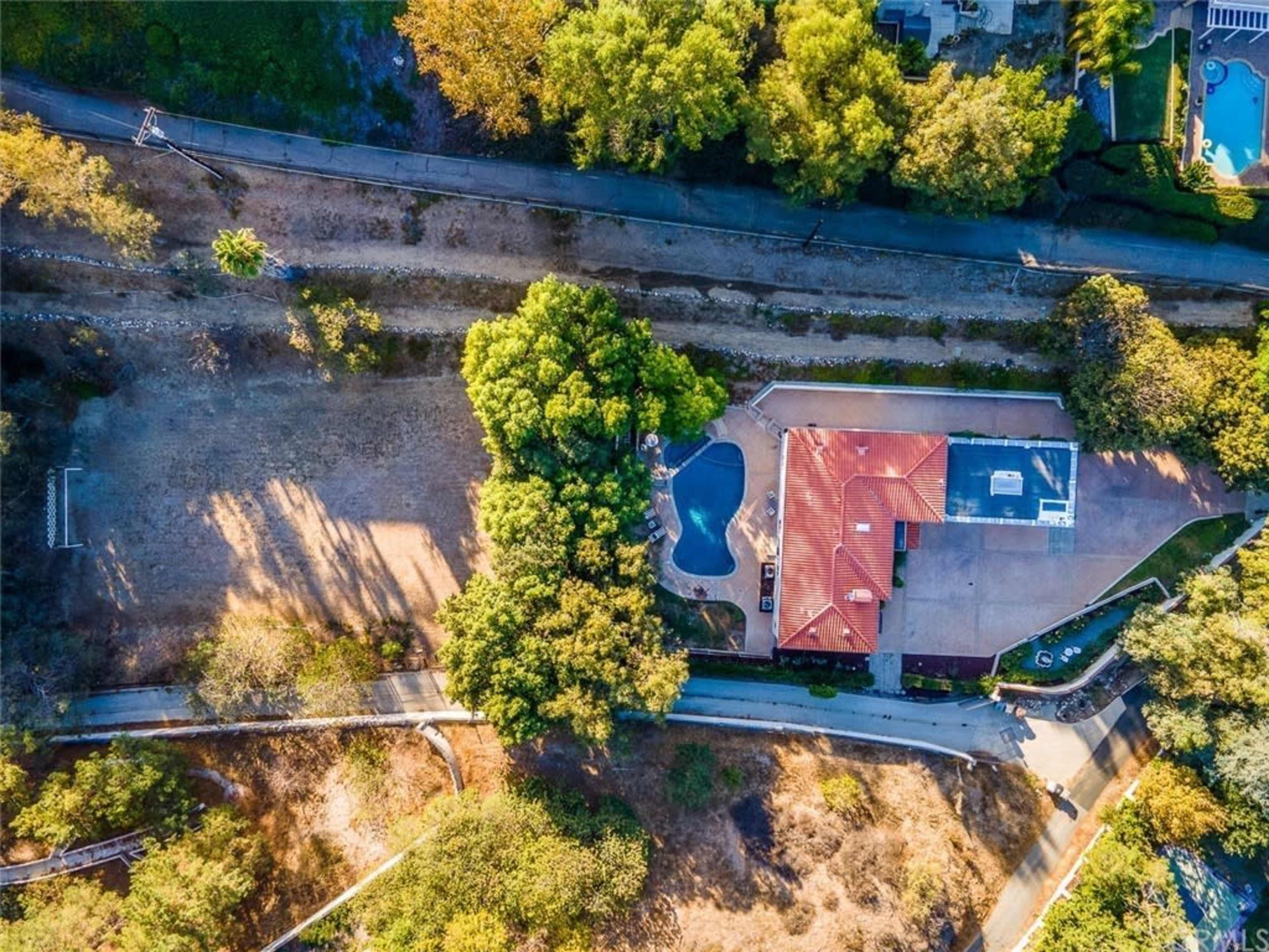 Large 2 acre gated private estate and soccer field outdoor space Image in Anaheim Hills, Anaheim, CA