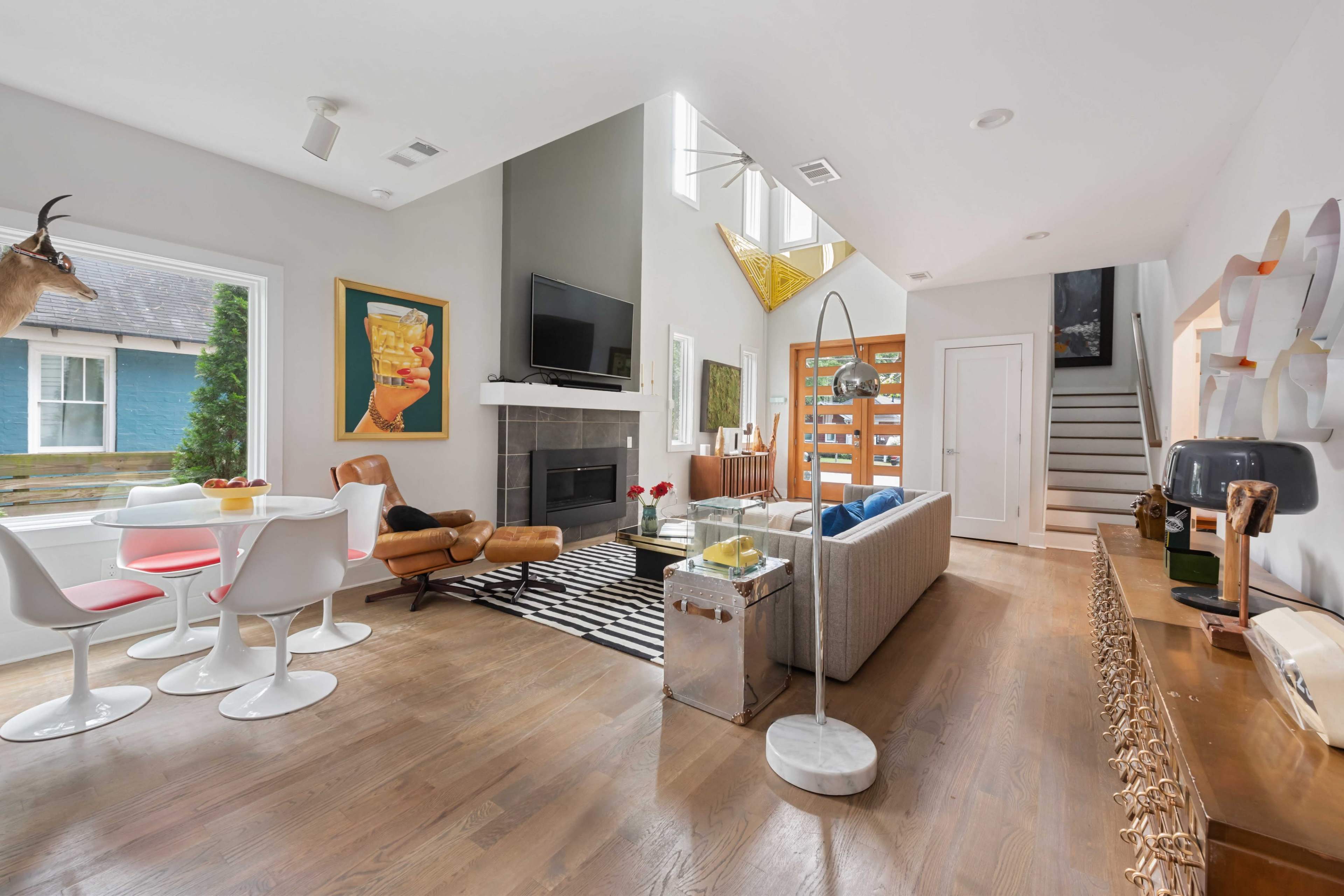 Modern Furnished Rental Home with Vibrant Art Collection in Reynoldstown Image in Reynoldstown, Atlanta, GA