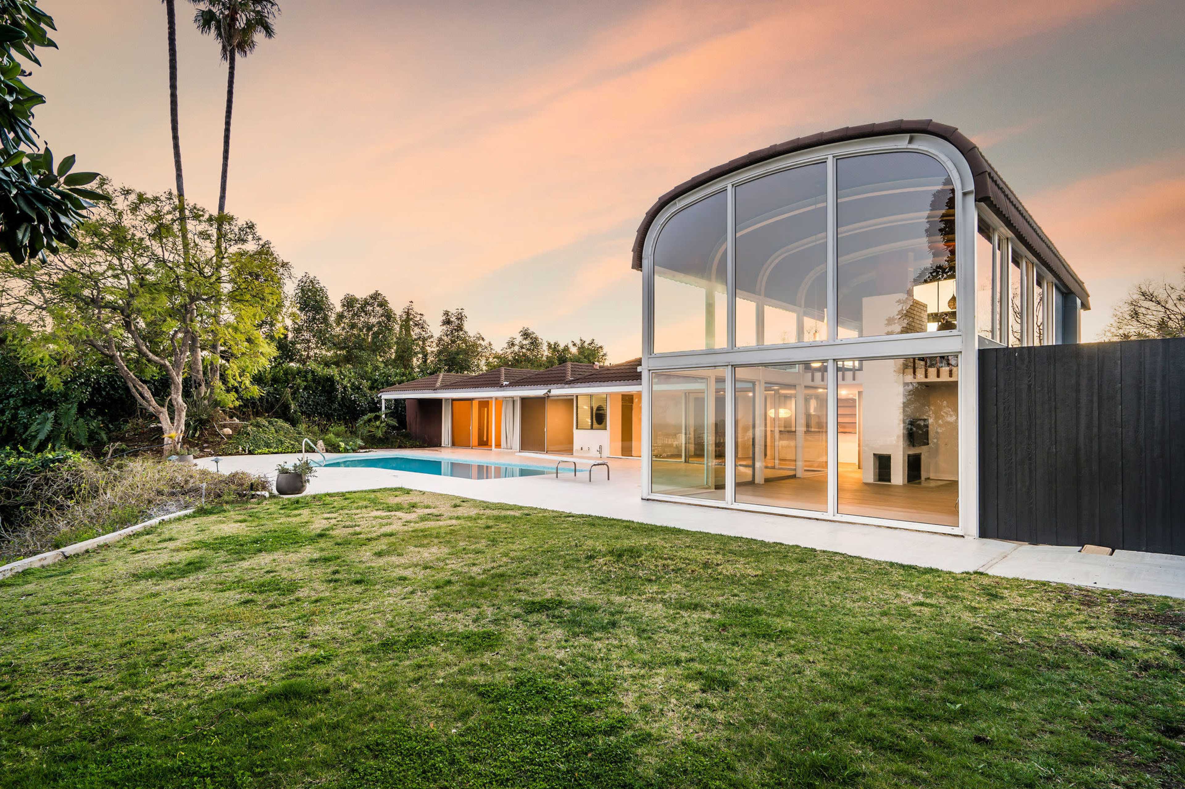 Bel Air House with pool and pickleball court with City Views Image in Bel Air, Los Angeles, CA