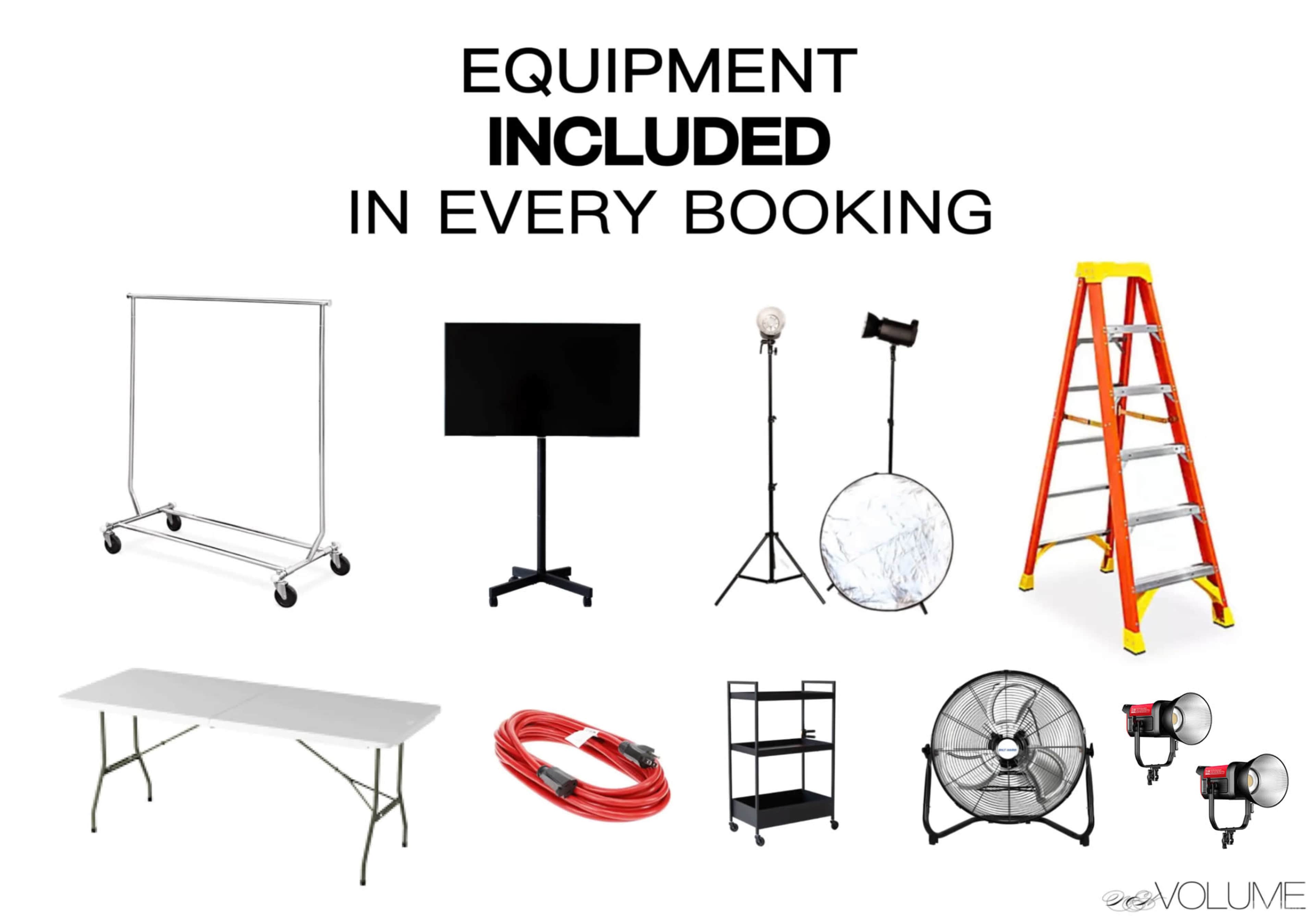 Photo Studio Natural Light, AC, Cyc Wall , FREE Lighting Equipment and Skyline City View Image in Central LA, Los Angeles, CA