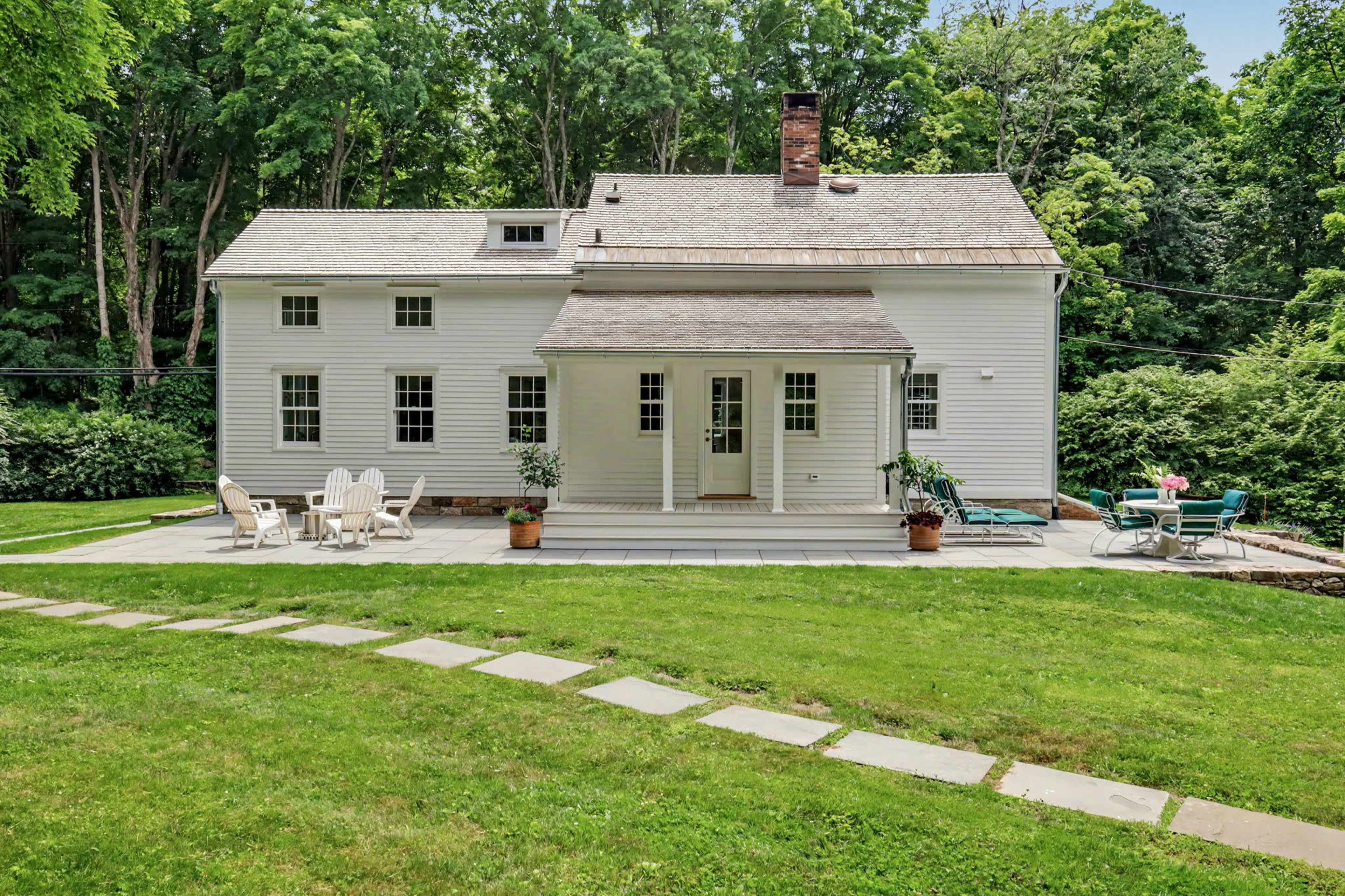 Sun-Drenched Farmhouse and Outbuildings in Northern Westchester: The Ultimate Flexible Canvas Image in Pound Ridge, Pound Ridge, NY