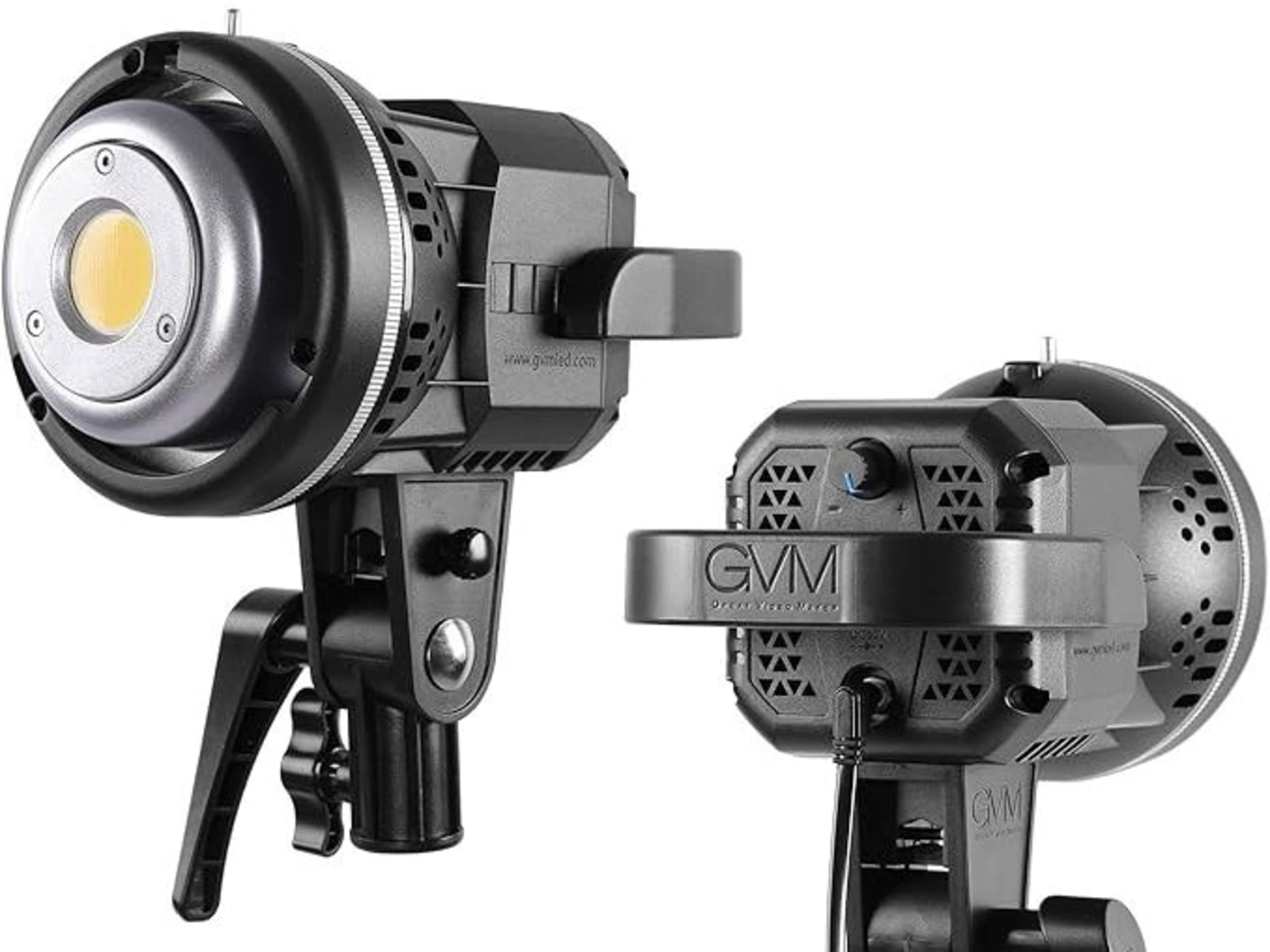 GVM 80W 5600K Dimmable LED Video Lights wit